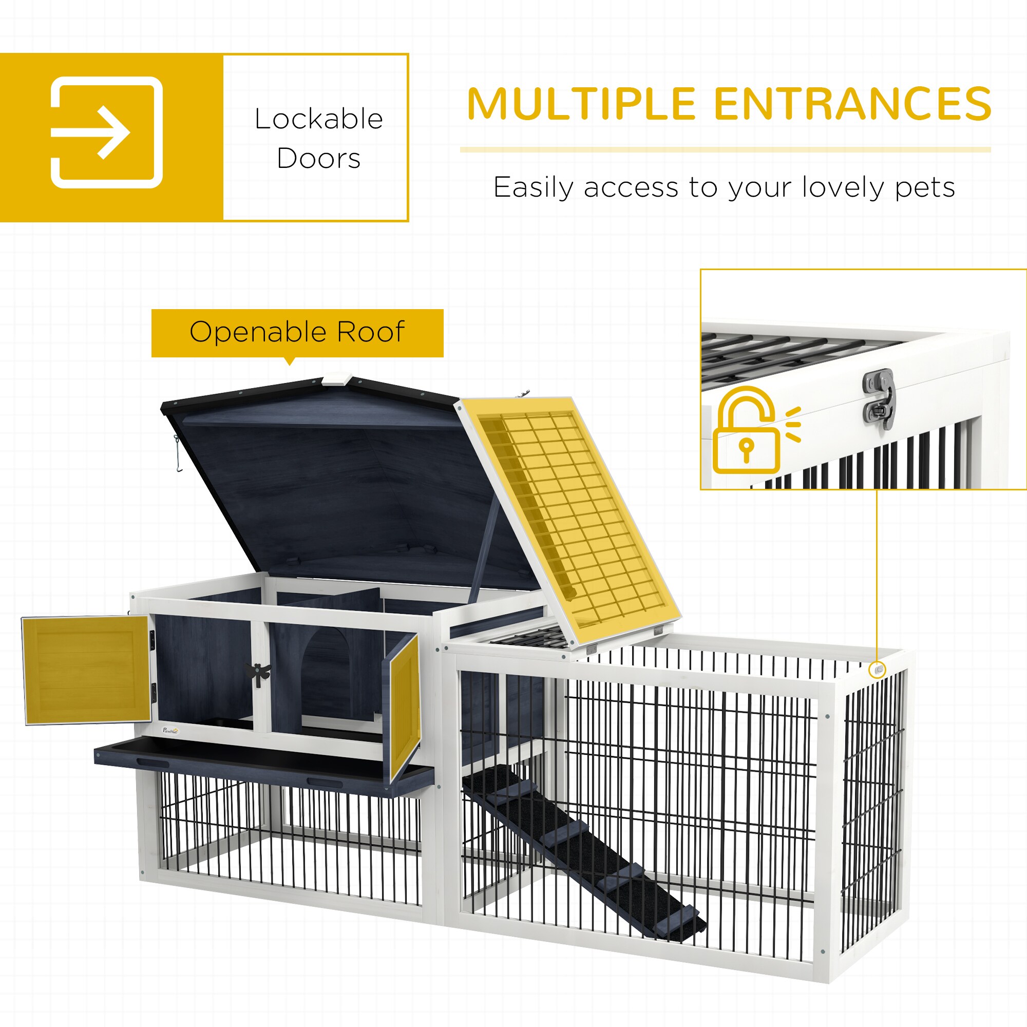 Tinyhomie LW-X-ASKARL427 Chicken-Coops-Rabbit-Hutches - View #4