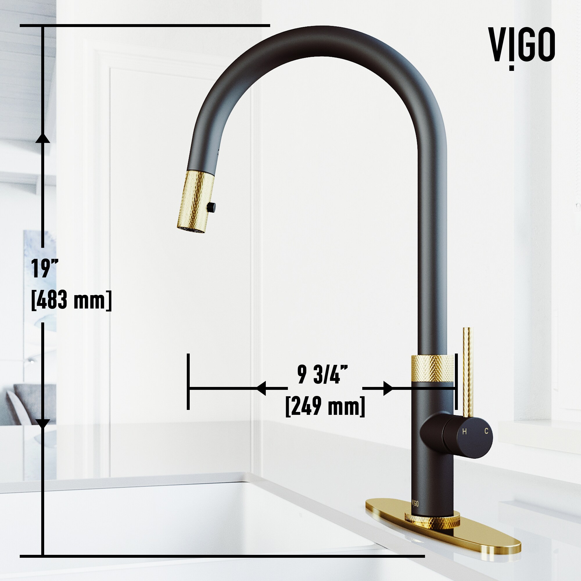VIGO VG02033MGMBK1 Kitchen-Faucets - View #10