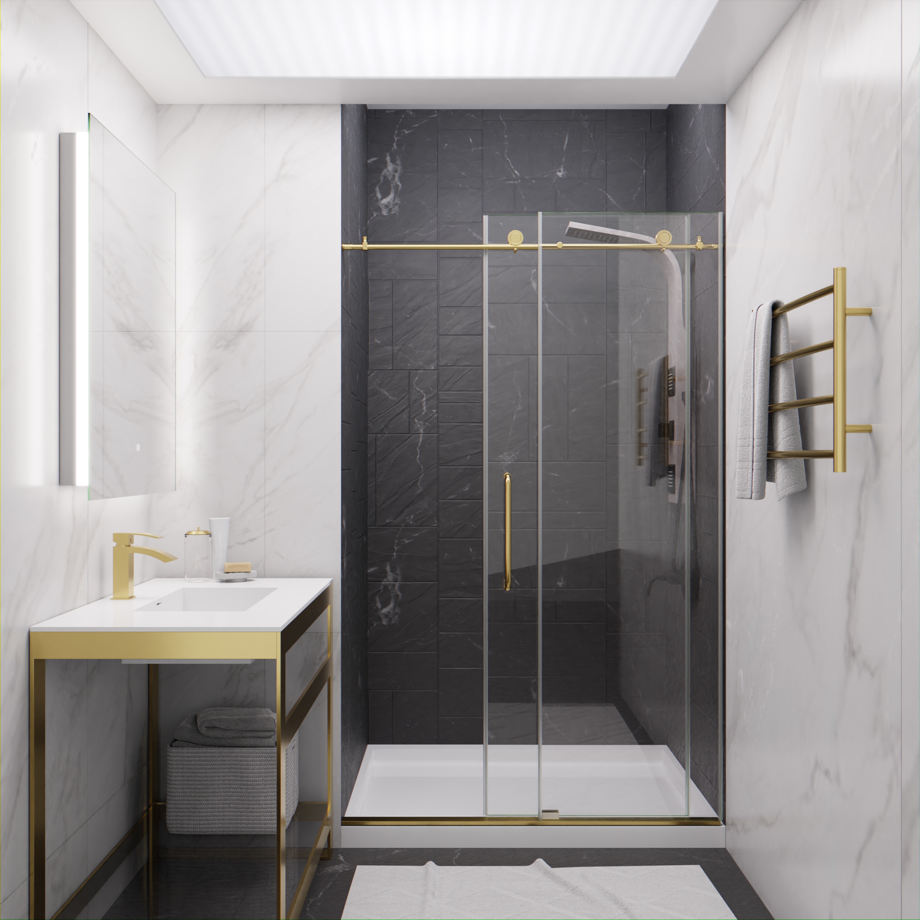 ANZZI SD-AZ13-01BG Shower-Doors - View #4