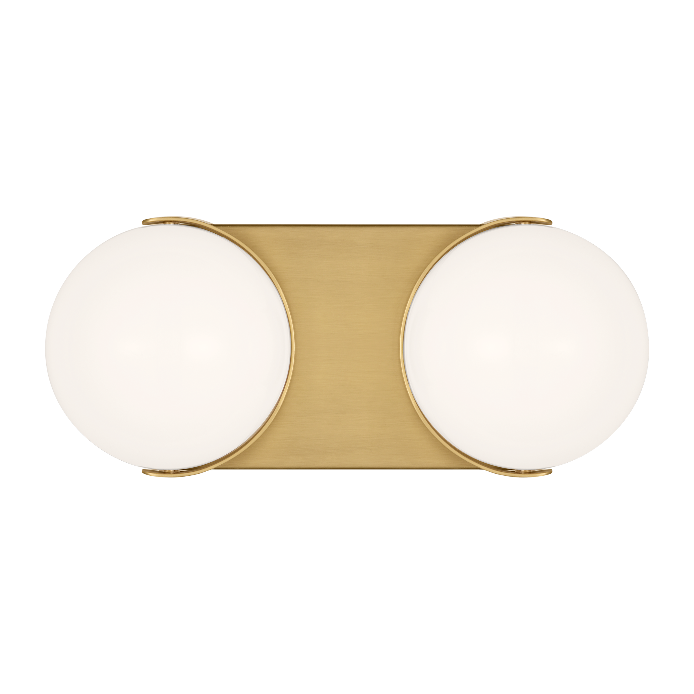 ED by Ellen DeGeneres EV1022BBS-L1 Syrie 11.875-in 2 -Light Brass Integrated LED Modern/contemporary Vanity light