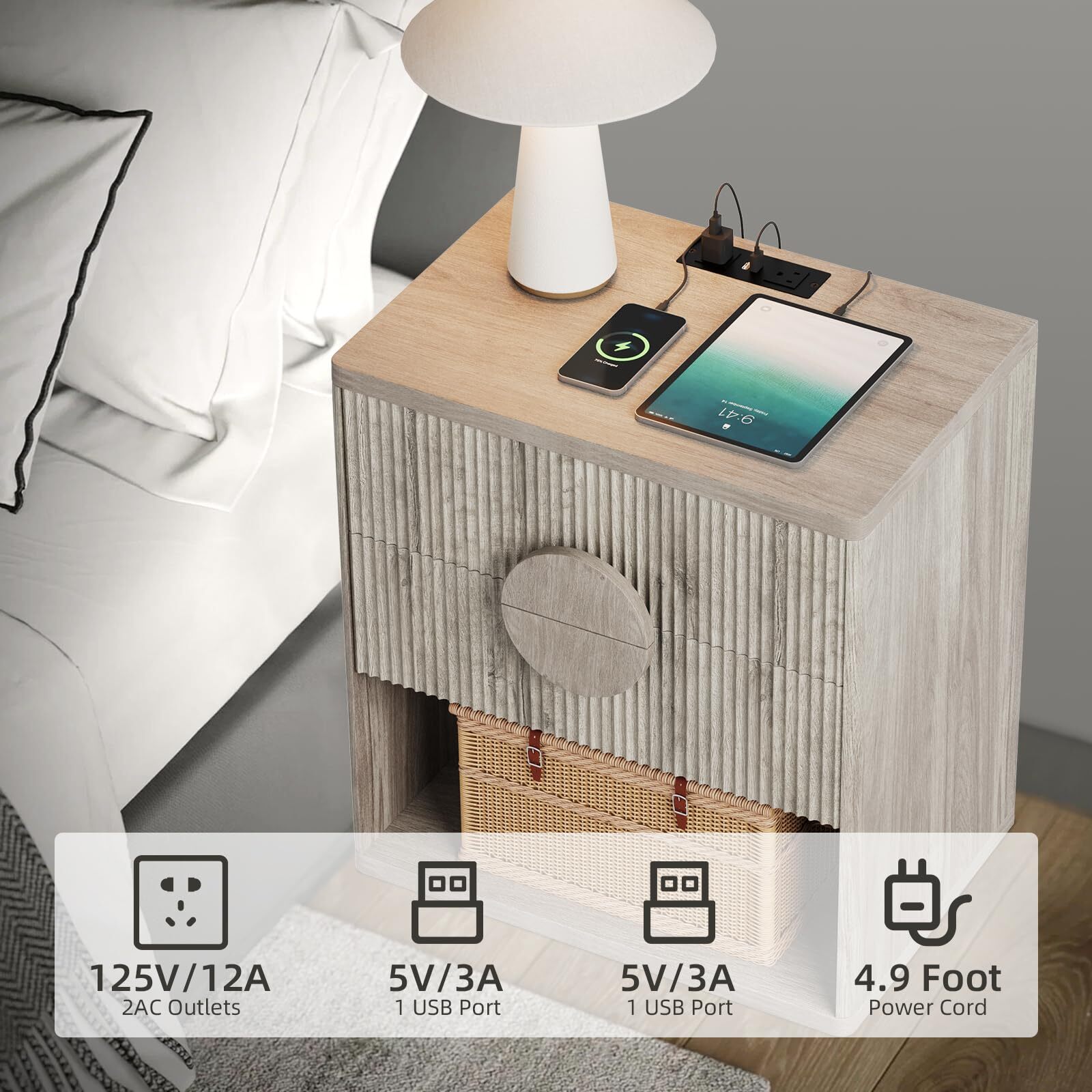 Garvee JM-0W111119 nightstands - View #8