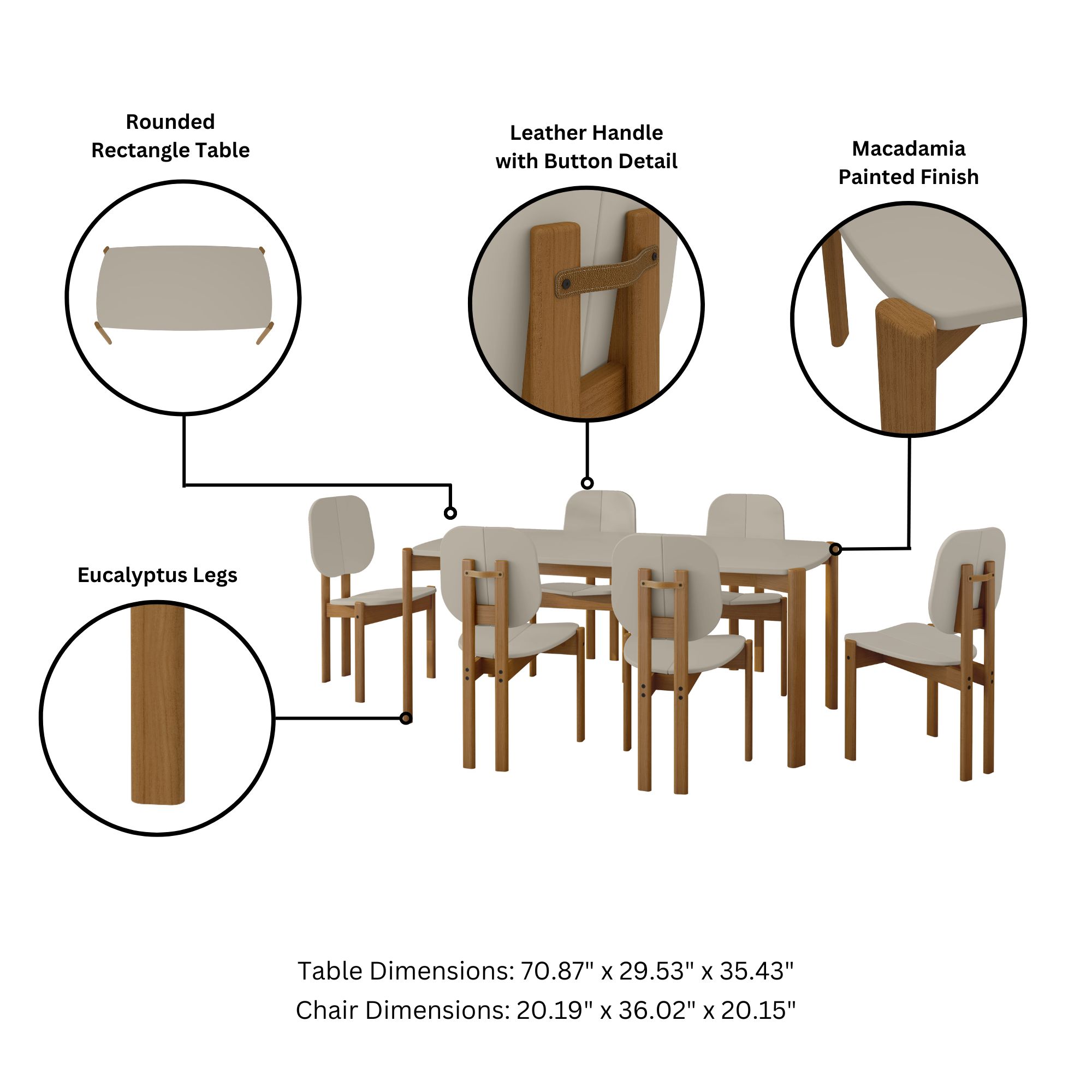 Manhattan Comfort 6-DT-79620-OW Dining-Sets - View #5