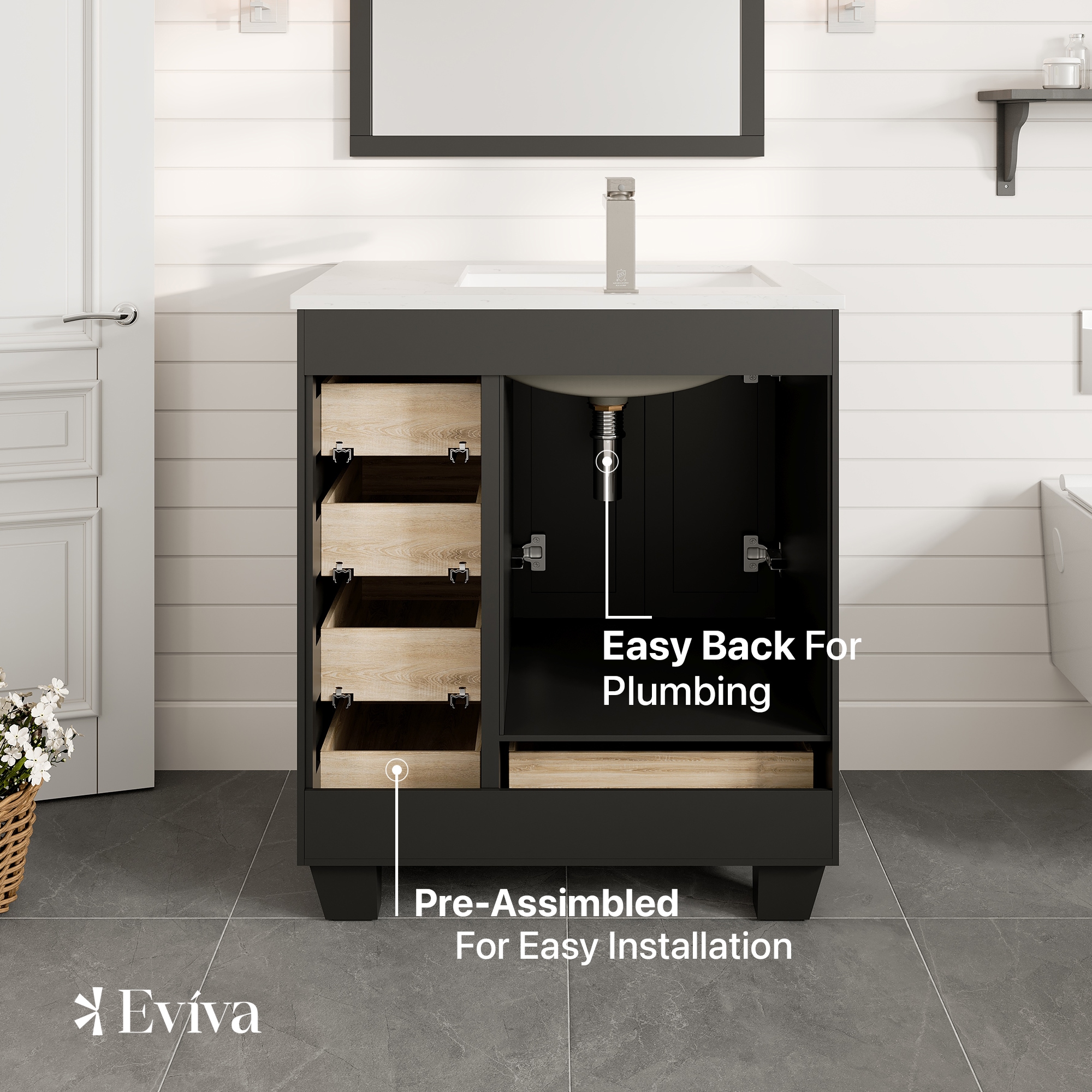Eviva EVVN30-30X18ES-Q Bath-Vanity-Combo - View #6