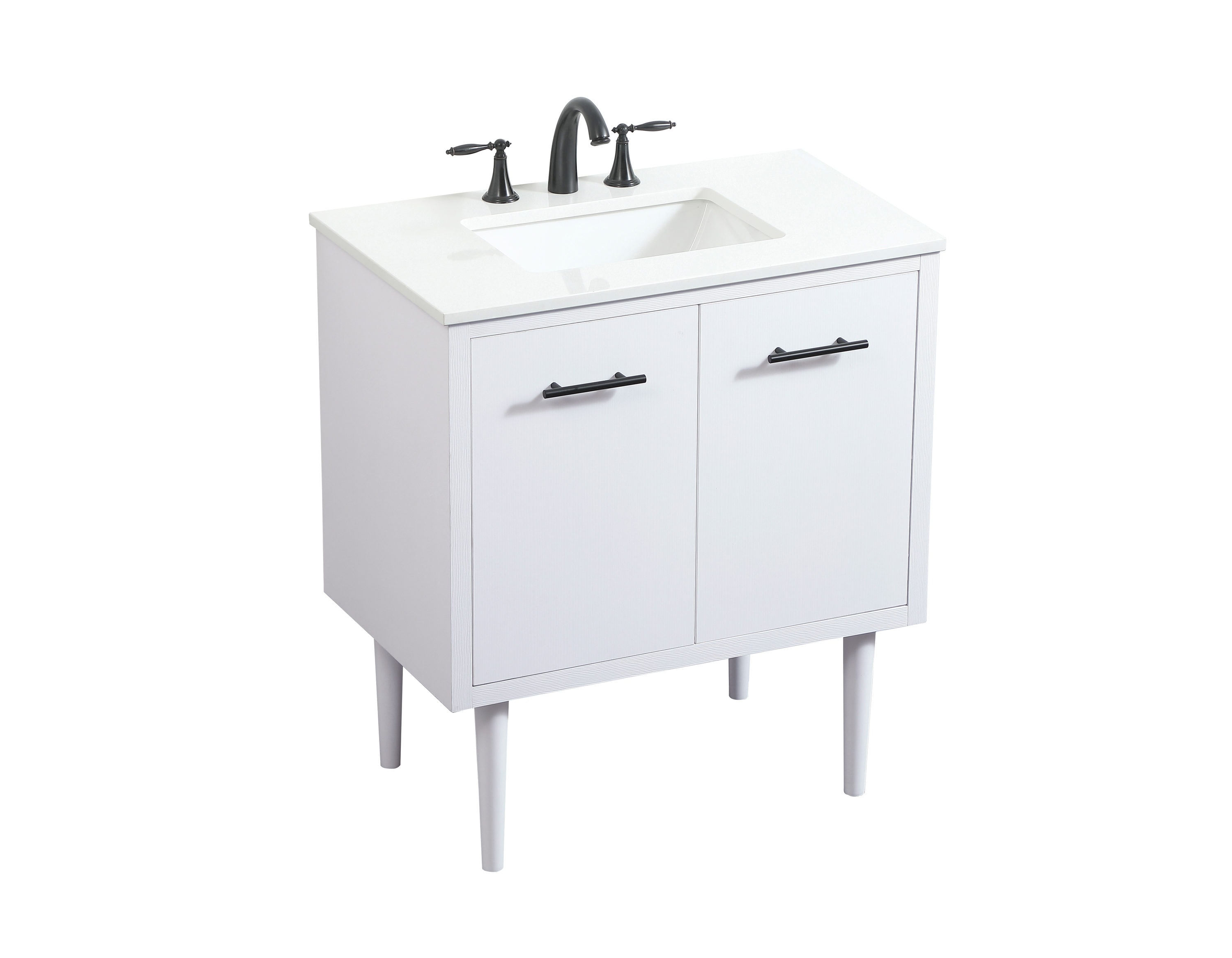 Elegant Decor HF144090MWH Bath-Vanity-Combo - View #12