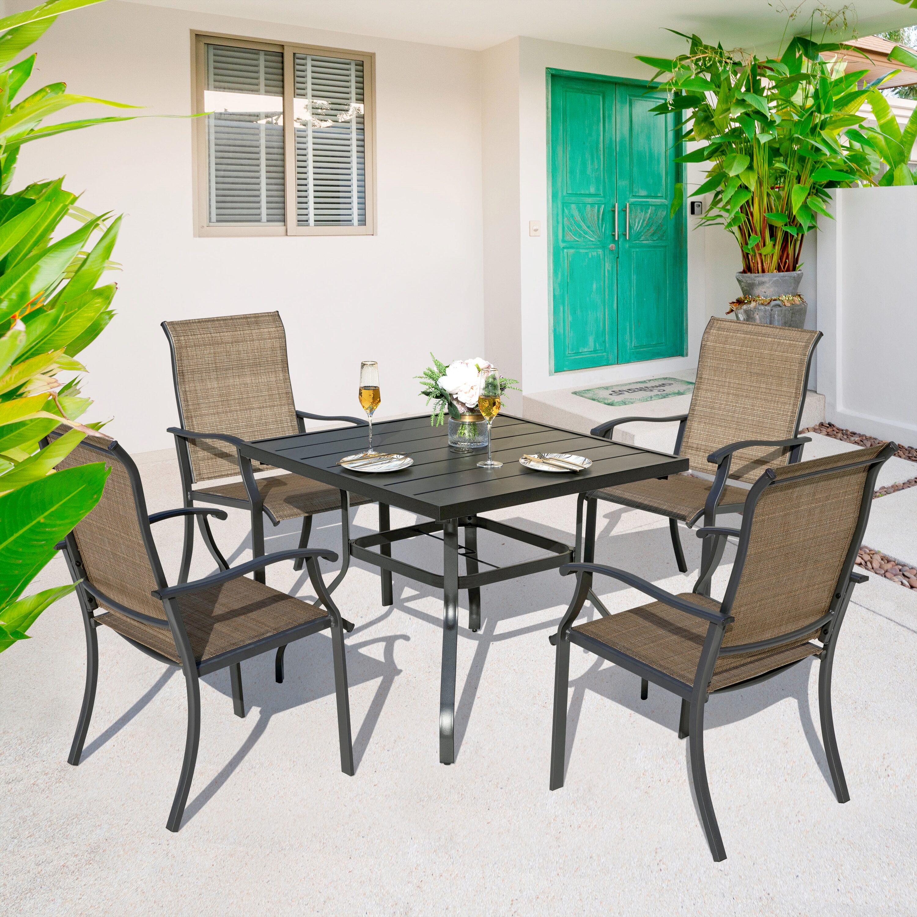 Cape cove 5 piece rope dining set sale