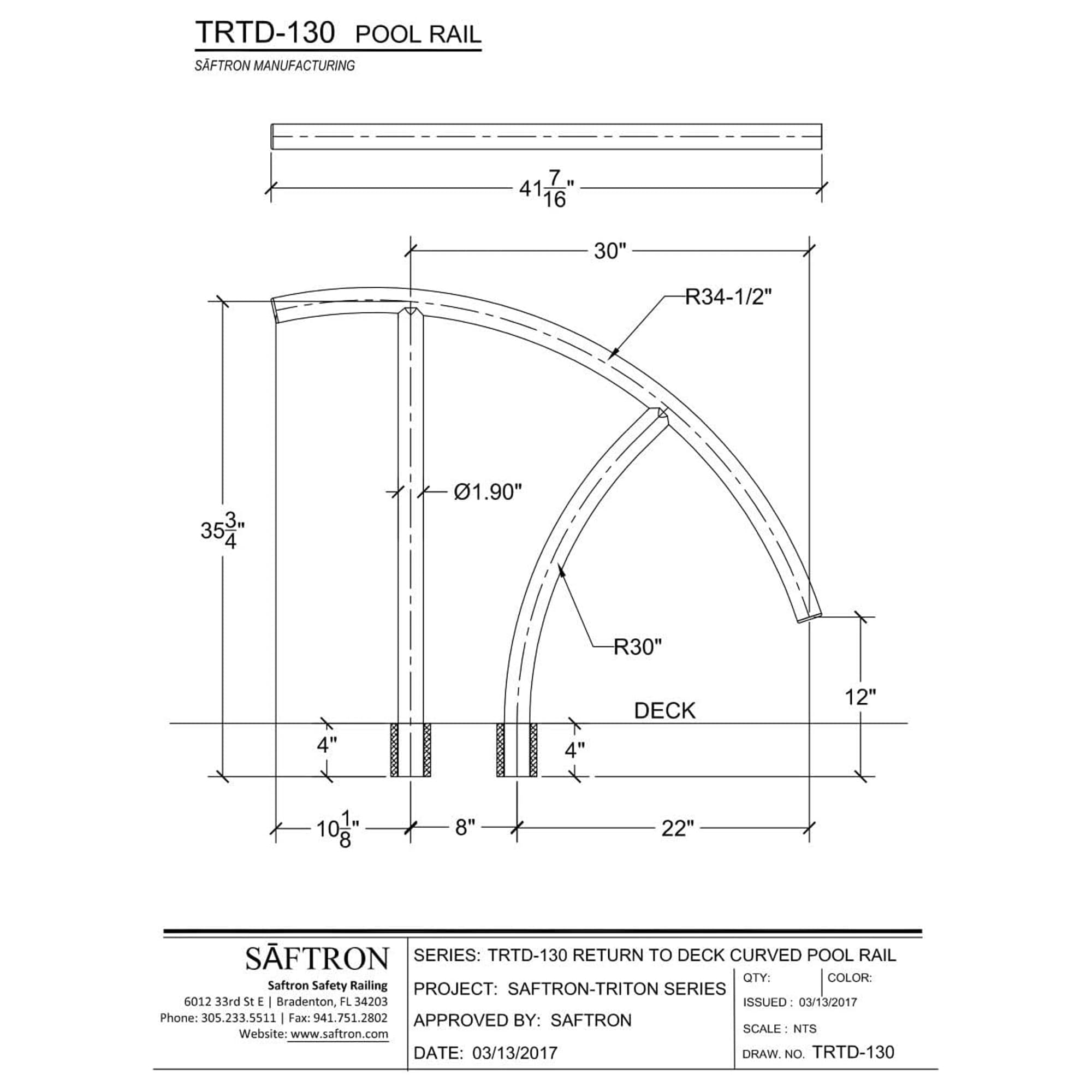 Saftron 97641 Interior-Stairpart-Railing - View #5