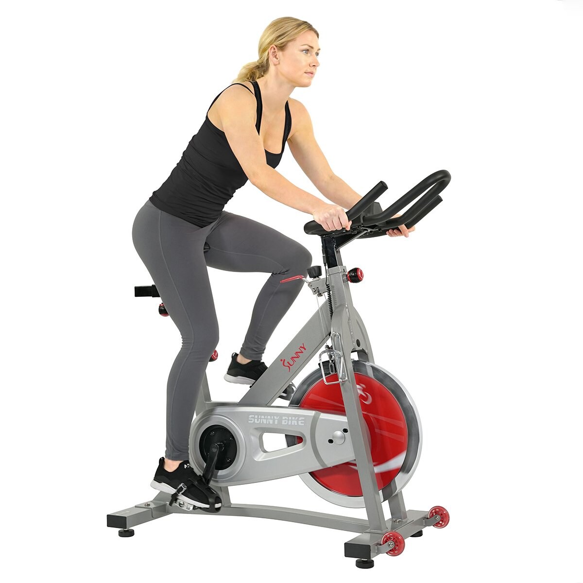 Sunny Health Fitness Friction Upright Cycle Exercise Bike in the