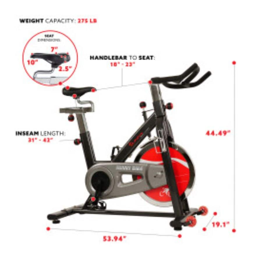 Sunny spin bike deals parts