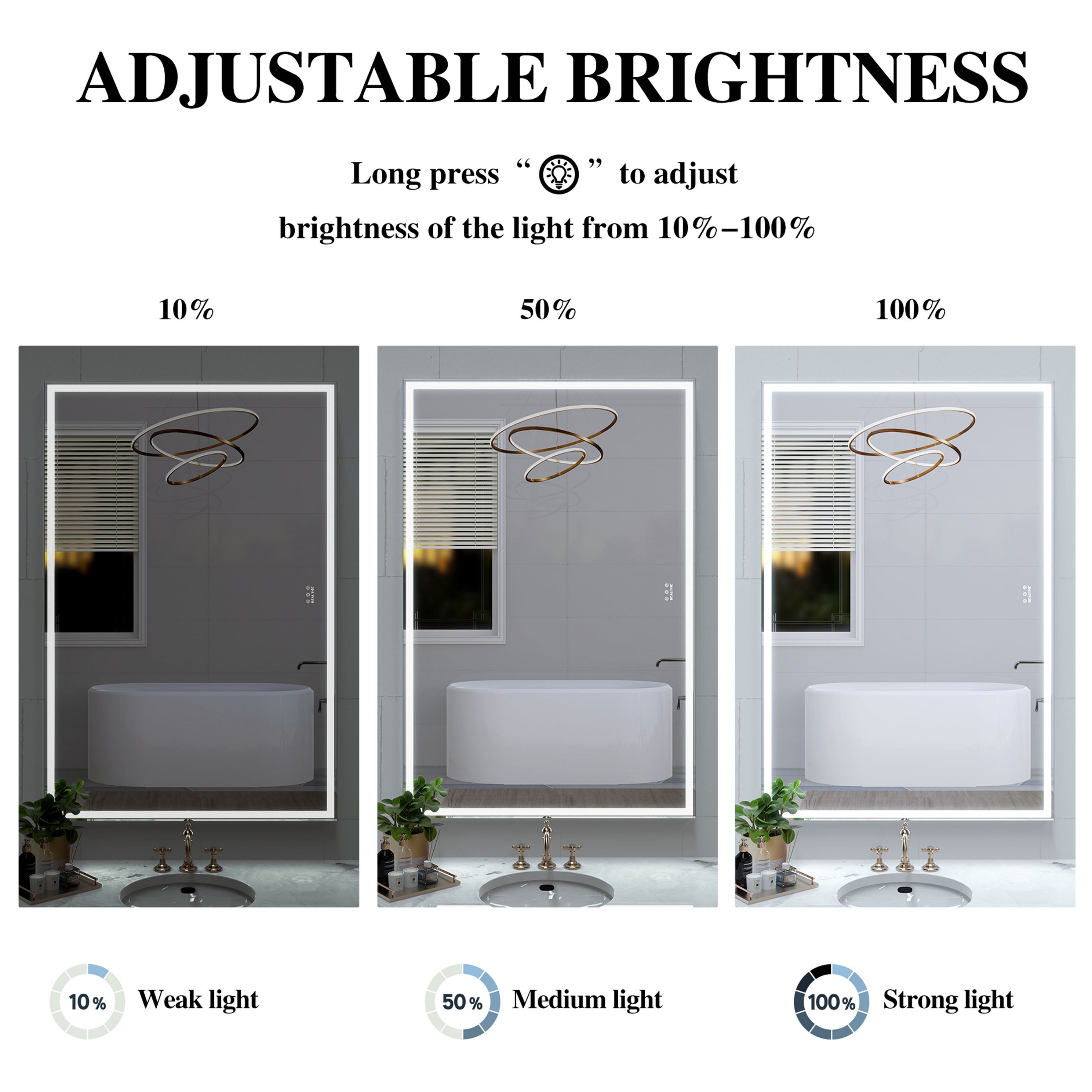 WELLFOR GIBEMR6040S Framed-Bath-Mirrors - View #6