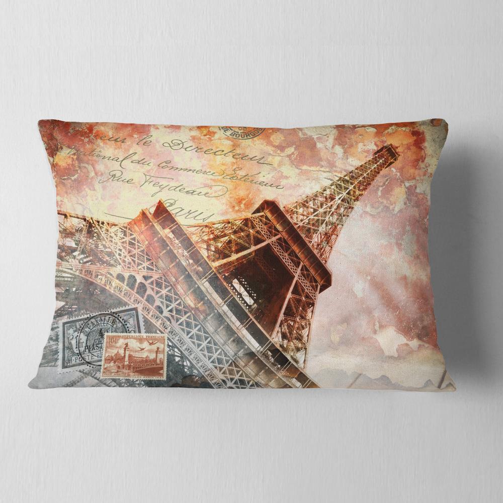 Designart CU6869-12-20 12-in x 20-in Brown Indoor Decorative Pillow