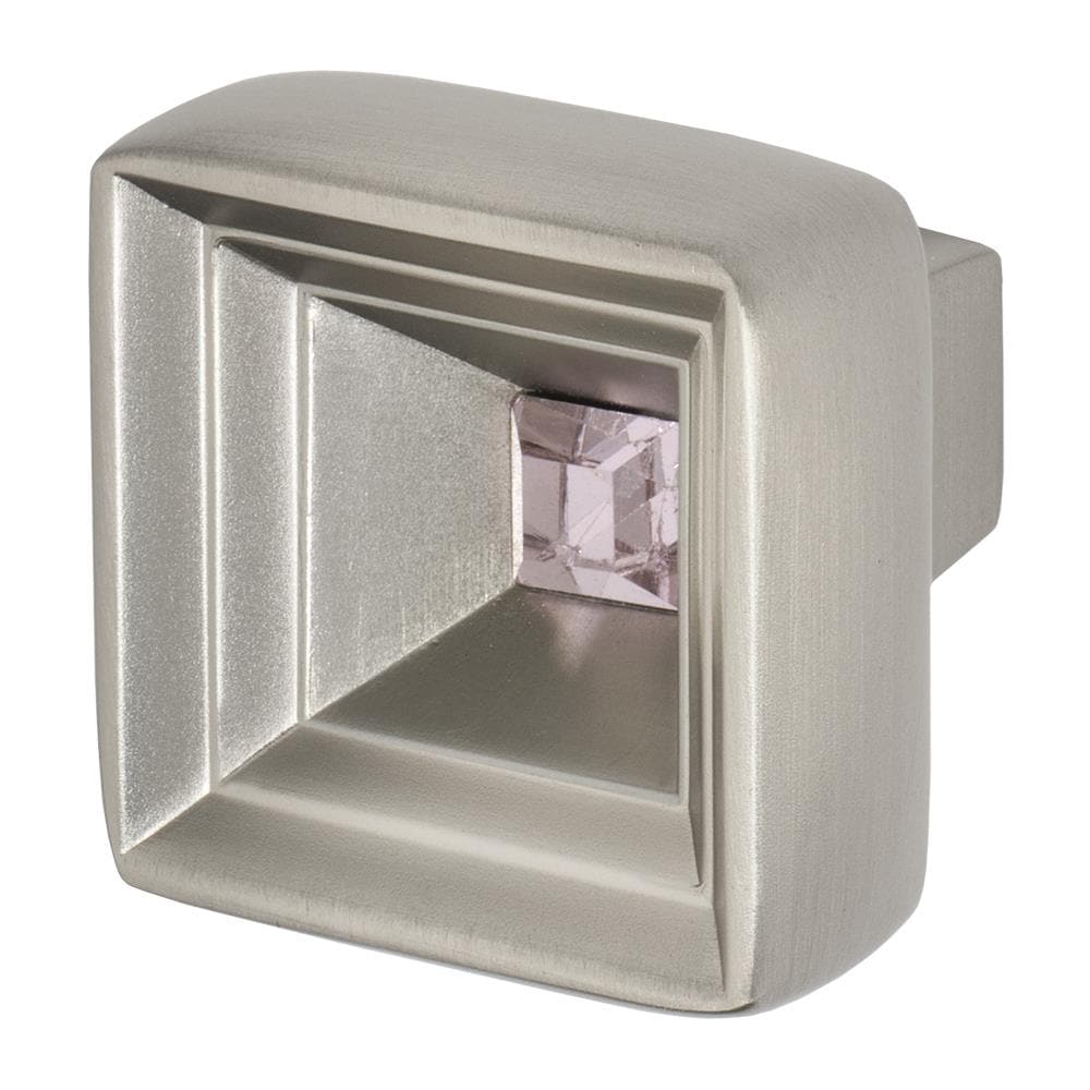 Wisdom Stone 4221SN-P Hidden Treasure Satin Nickel Square Cabinet Knob