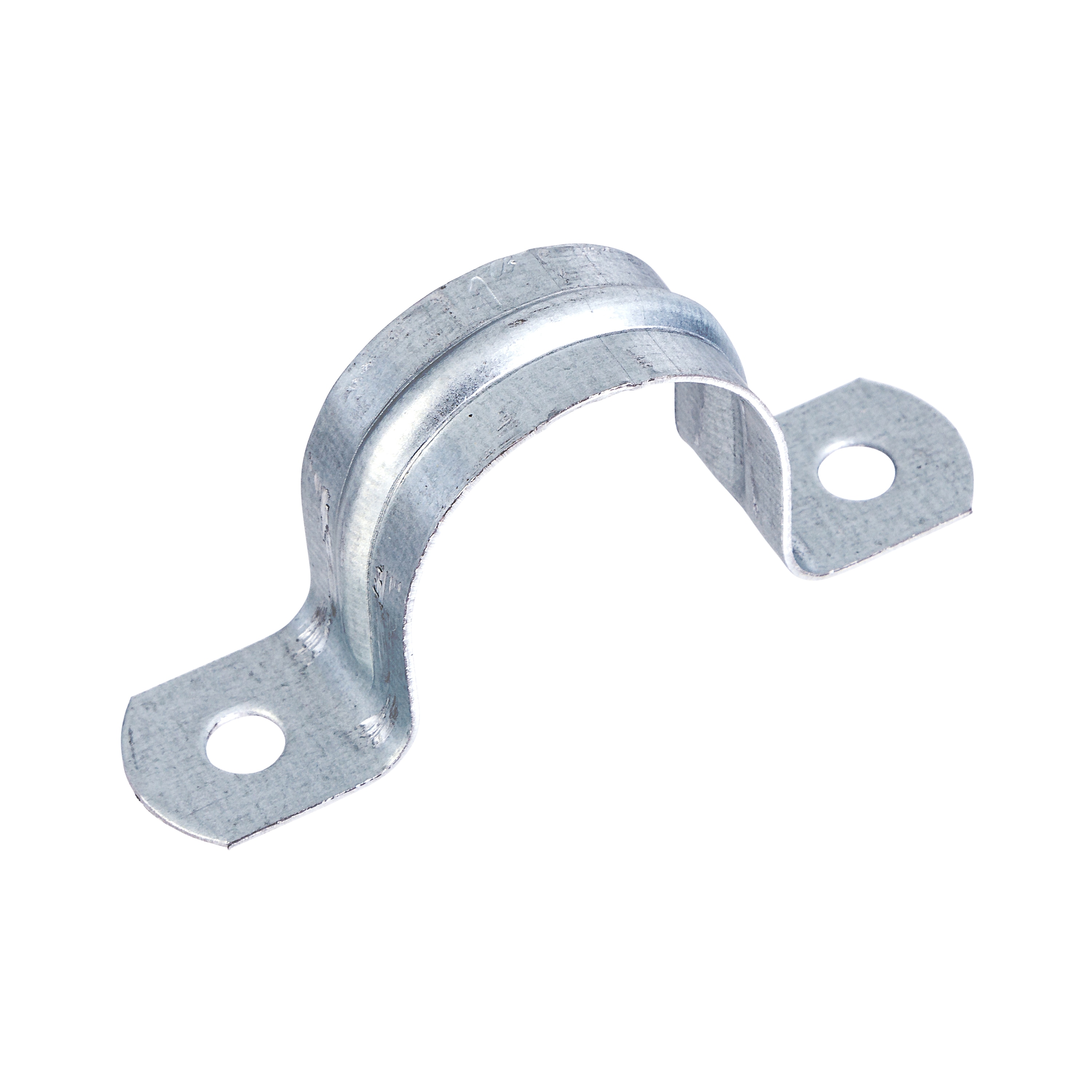 Oatey 2-in to 2-in dia Galvanized 2-hole Pipe Strap in the Pipe