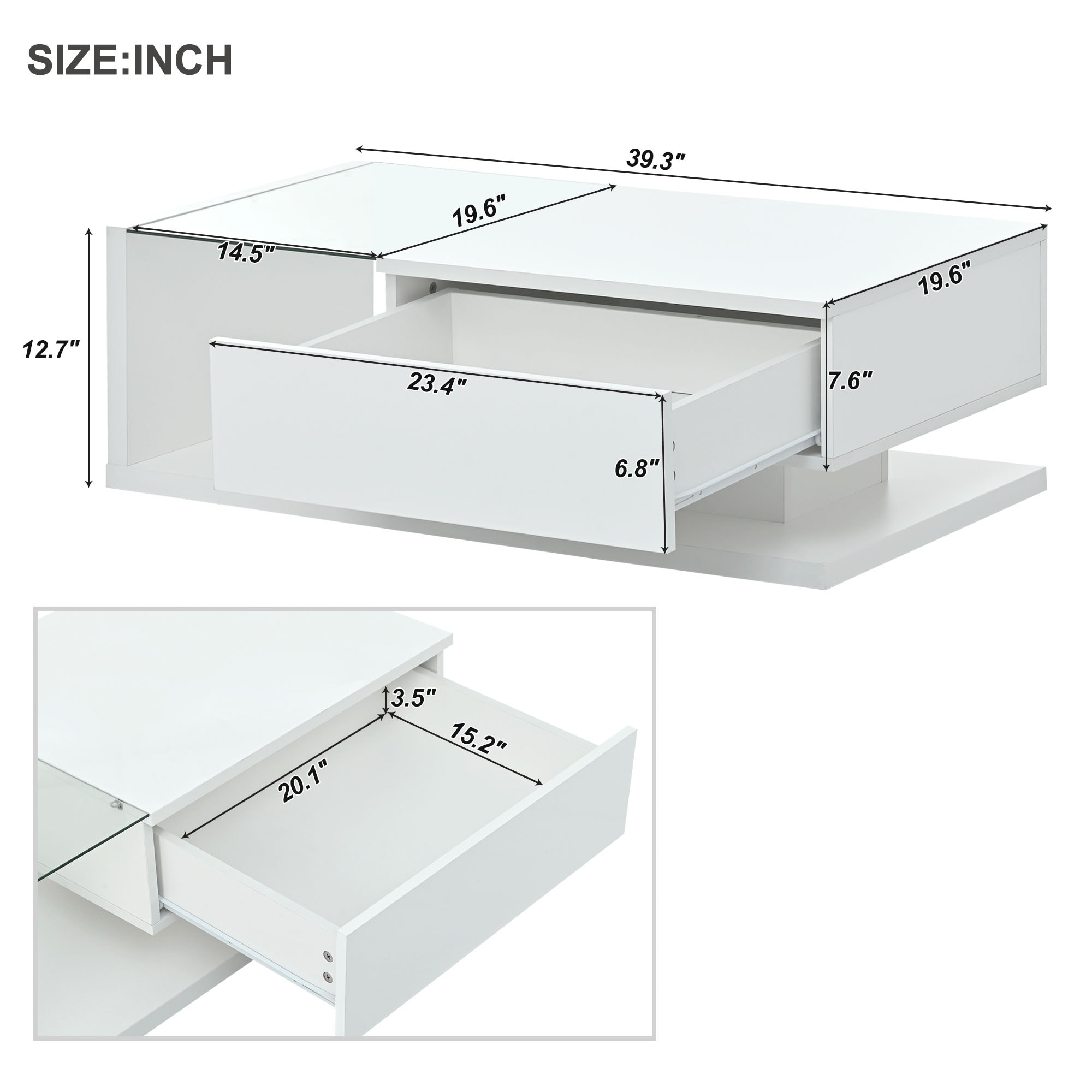 ModernLuxe WF303936AAK Coffee-Tables - View #7
