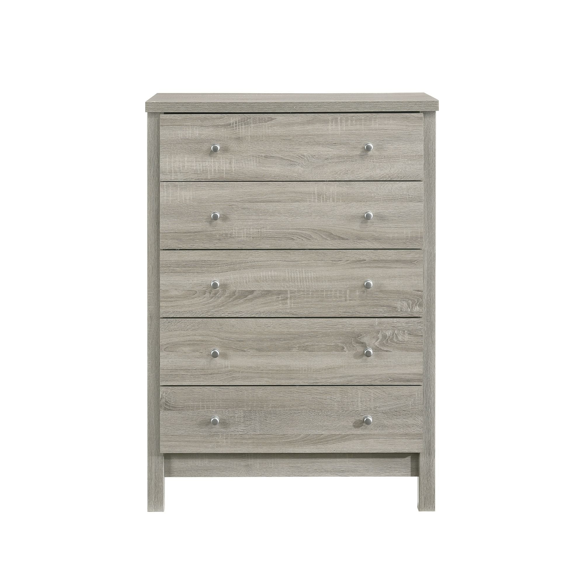 Picket House Furnishings B.10253.CHE Cian Grey 5 -Drawer Standard chest