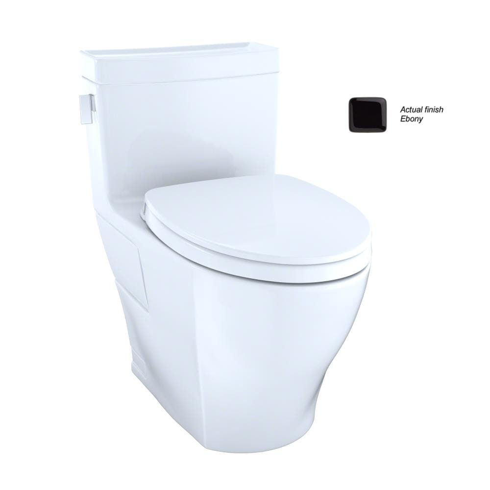 TOTO CST776CSF#51 Drake 2-Piece Elongated 1.6GPF Toilet in Black