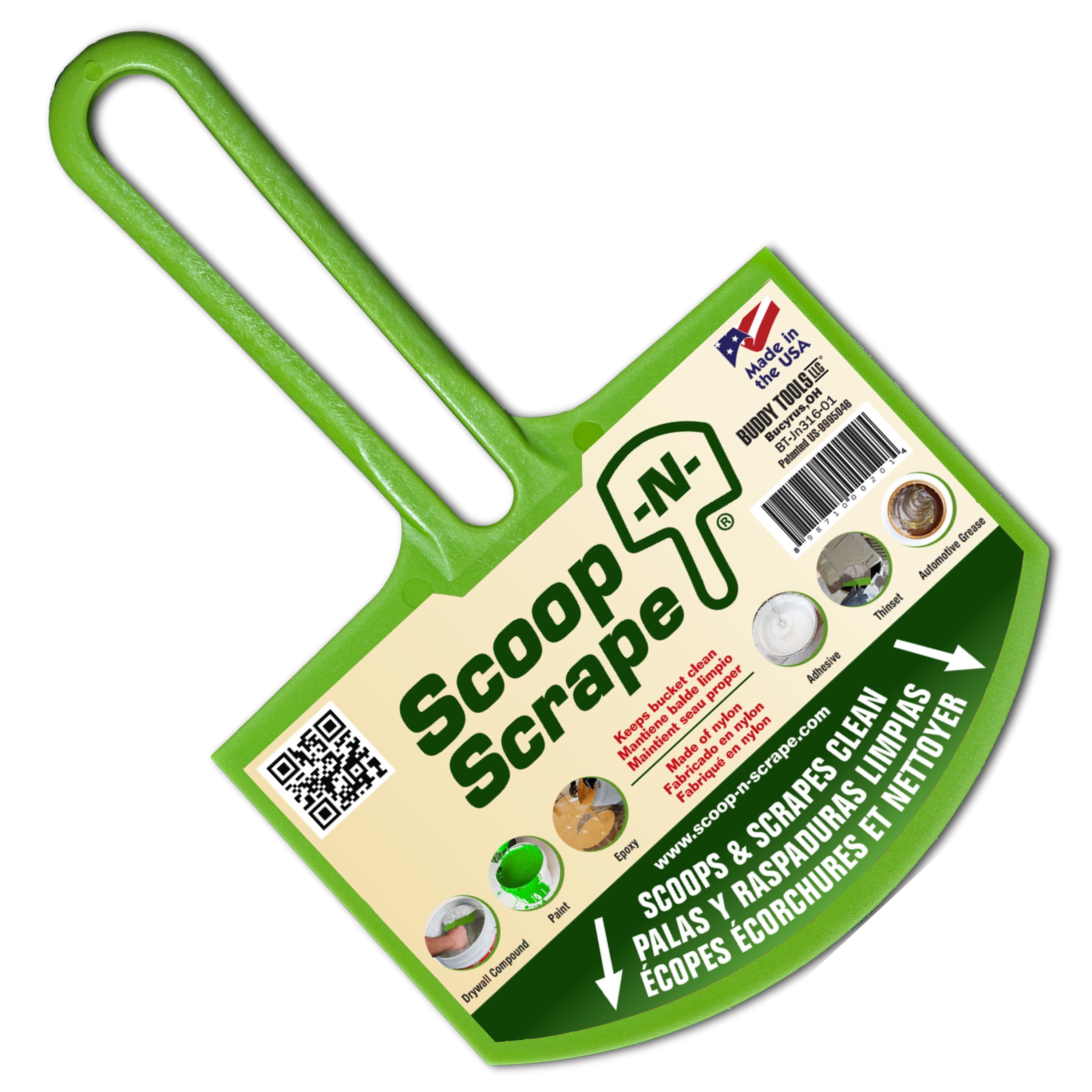 Scraper Tool Set Flexible Kitchen Cleaning Tool, Small Durable