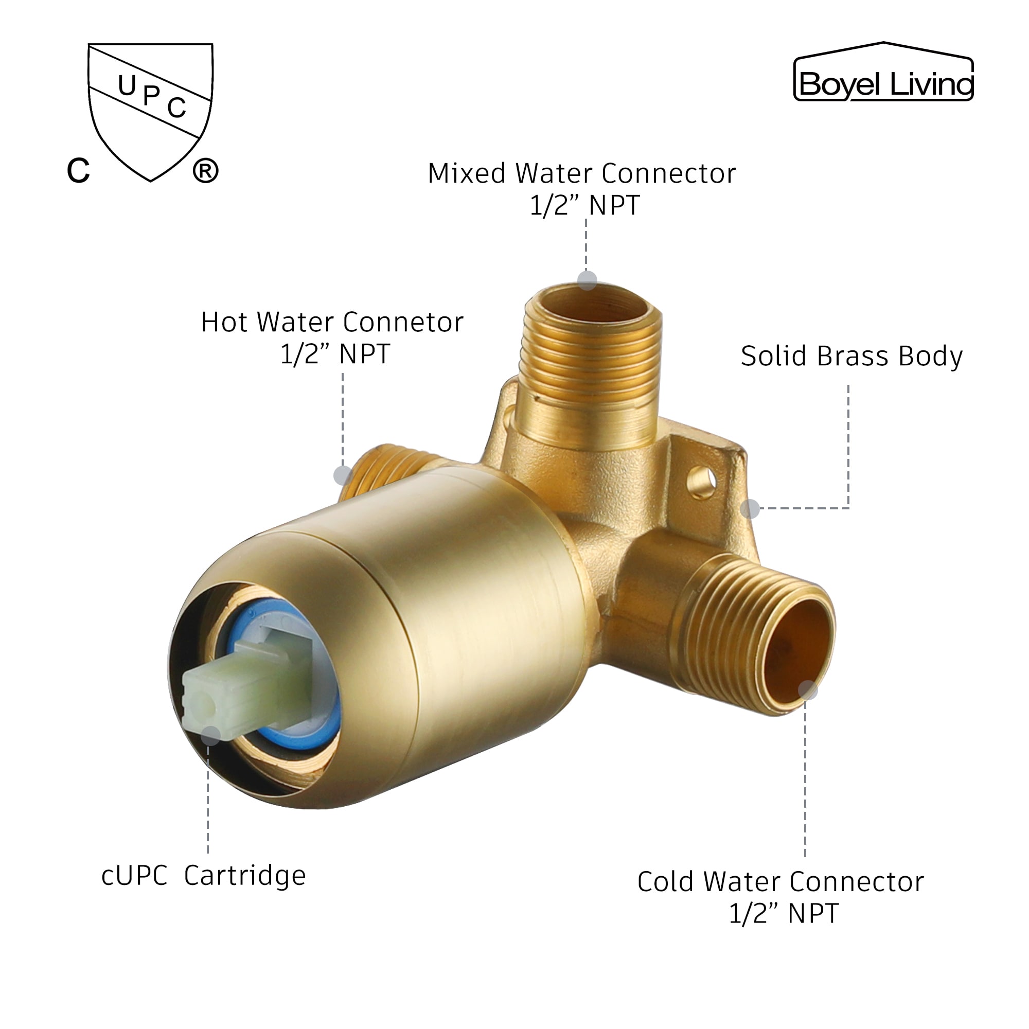 Clihome CSMD-BF24-15BG Lavatory-Faucets - View #6