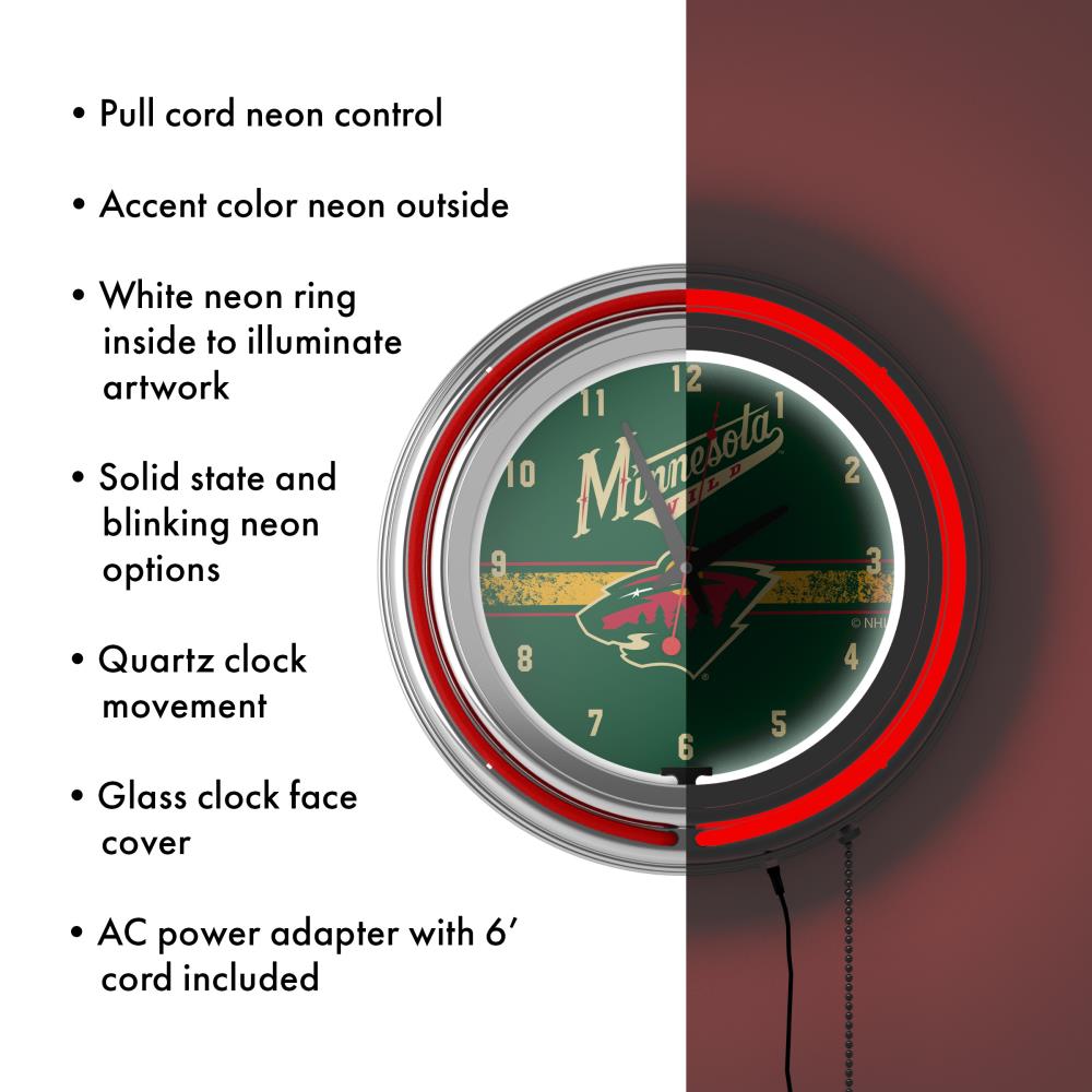 Trademark Gameroom NHL1400-MW2 Indoor-Outdoor-Clocks - View #3