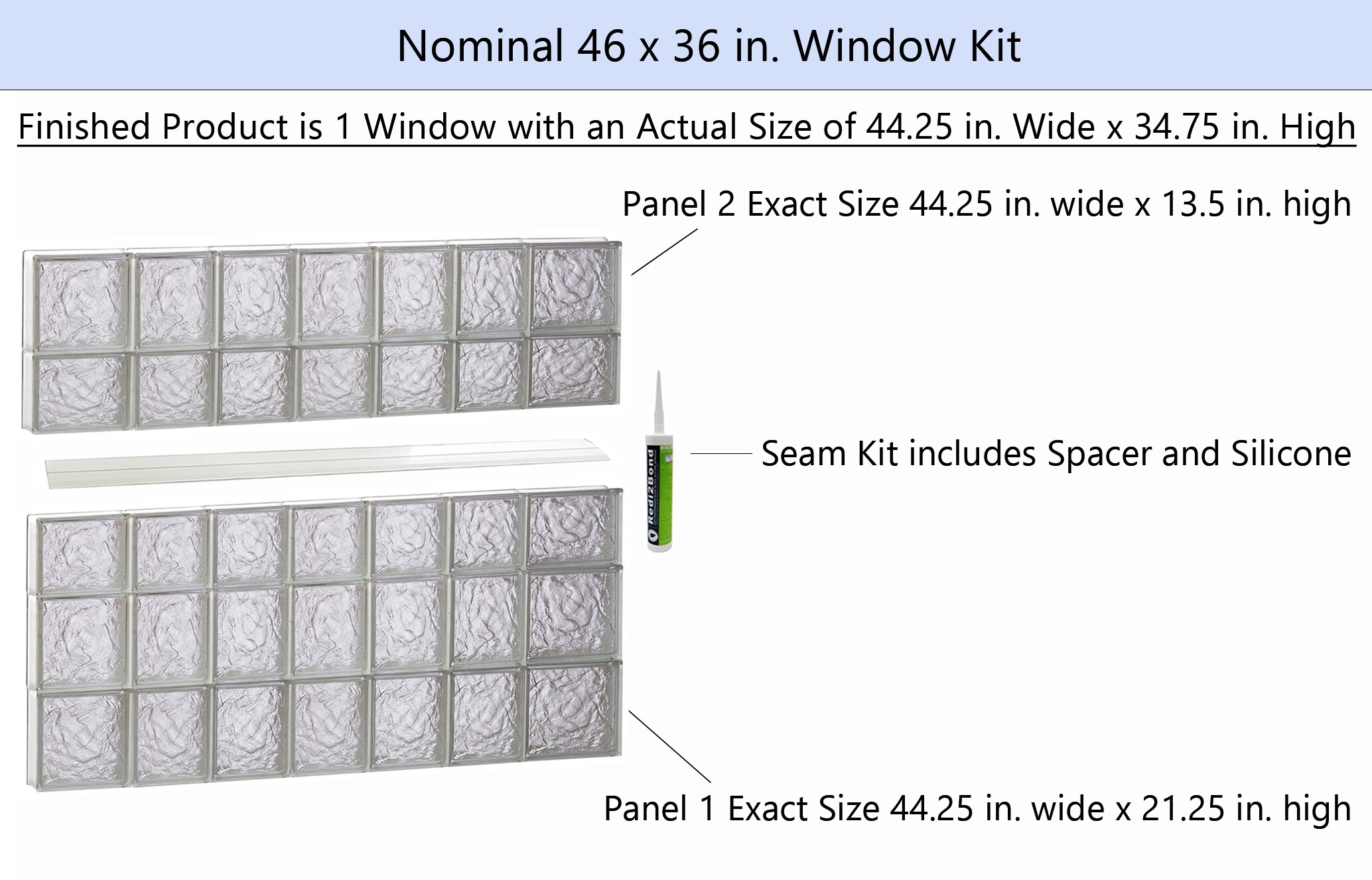 REDI2SET S4636IS Glass-Block-Windows - View #2