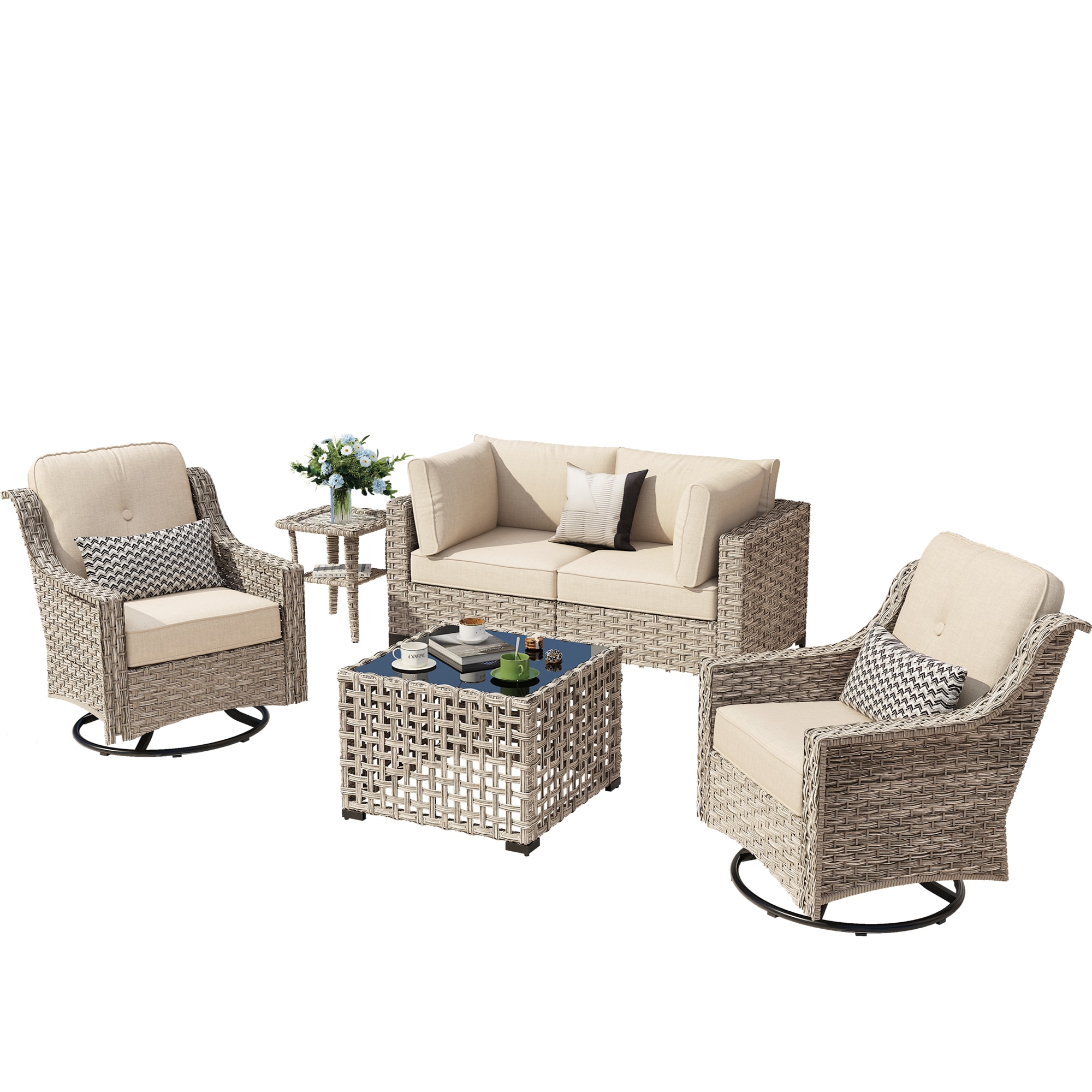ALTRIGUS 6L-YZSKT606-AL Patio-Conversation-Sets - View #2