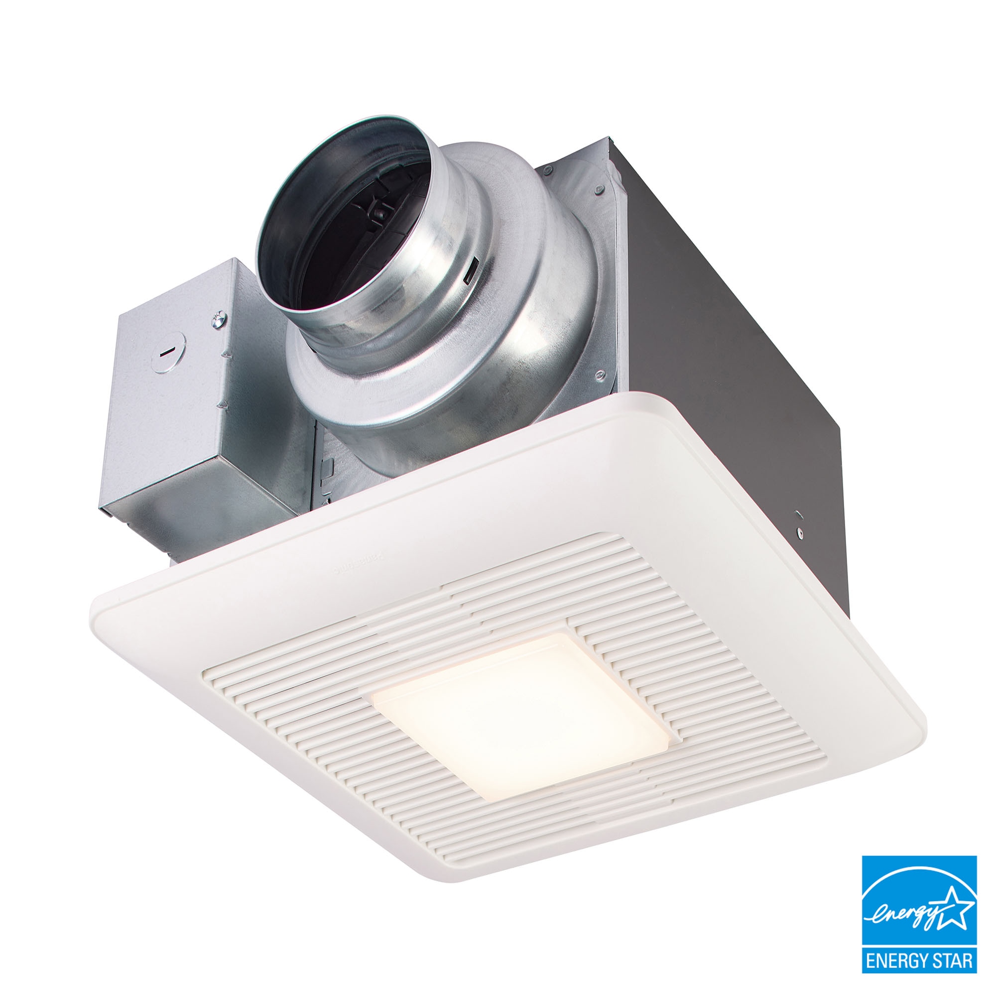 Panasonic WhisperCeiling 0.4-Sone 110-CFM White Lighted Bathroom Fan (ENERGY STAR Certified)