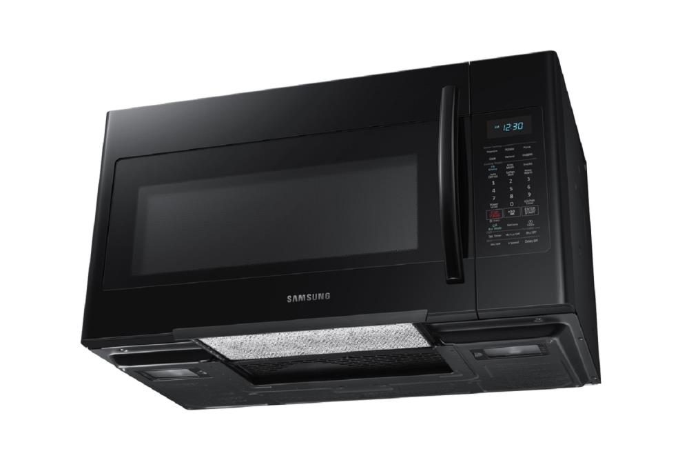 ME18H704SFG by Samsung - 1.8 cu. ft. Over-the-Range Microwave with Sensor  Cooking in Fingerprint Resistant Black Stainless Steel