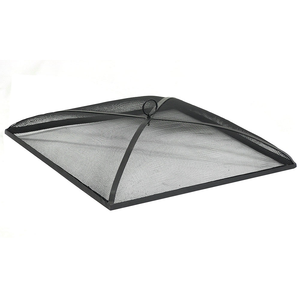 Steel Fire Pit Spark Screen, Fire Pit Windscreen Replacement