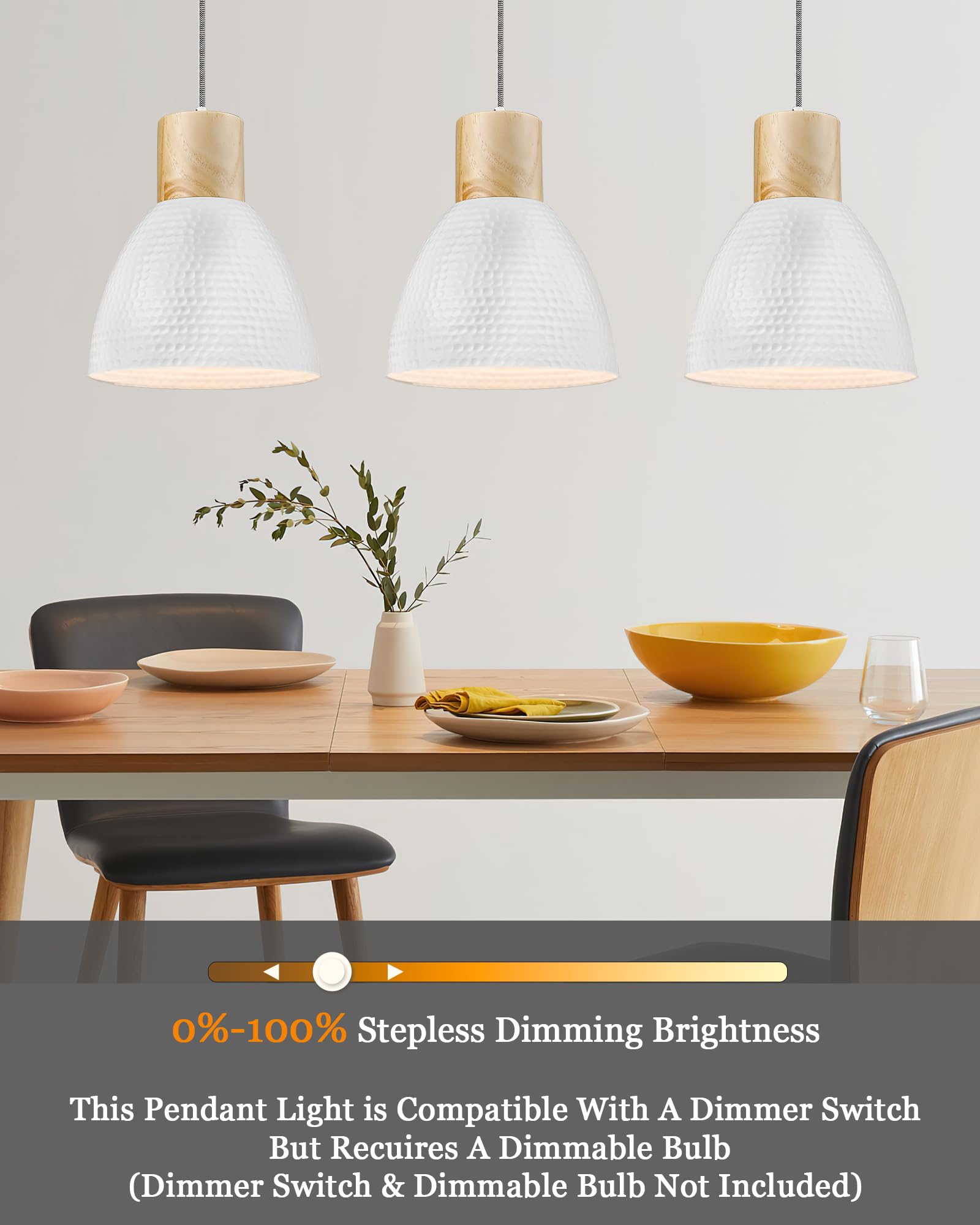 JVFCXXV Hammered Pendant Light Fixtures Two Pack Ten Point Two Inch ...