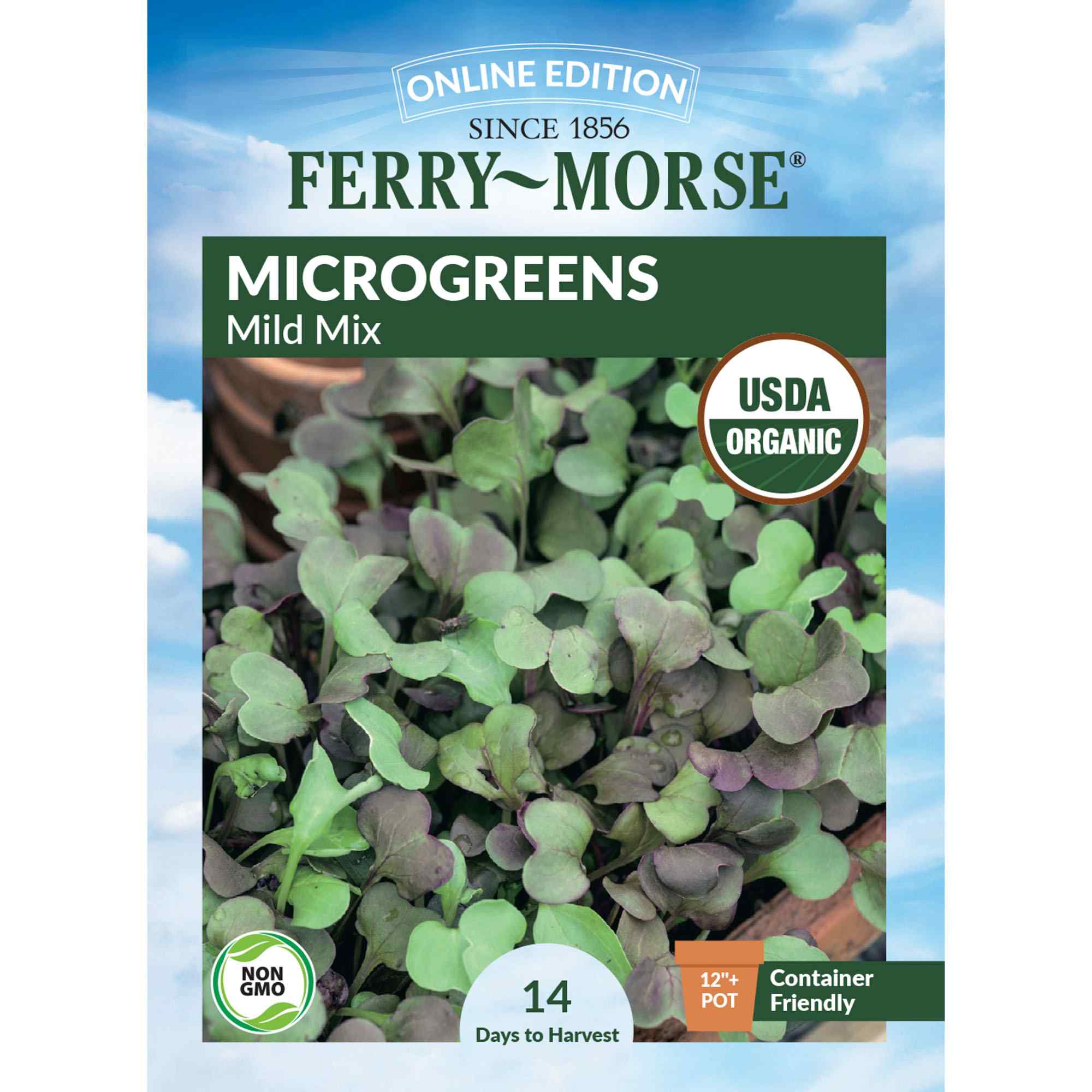 Ferry-Morse LC25.8215 Organic Microgreens Seeds 2.5 Gram(s)
