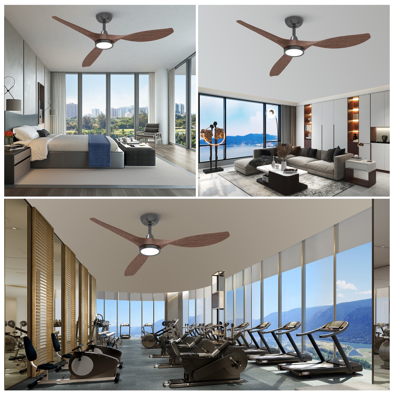 ocioc OC52-BW-3D-R3 Ceiling-Fans - View #4