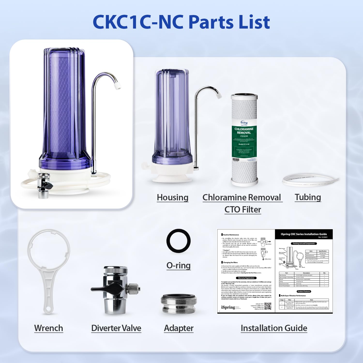 iSpring CKC1C-NC Faucet-Mount-Filters - View #6