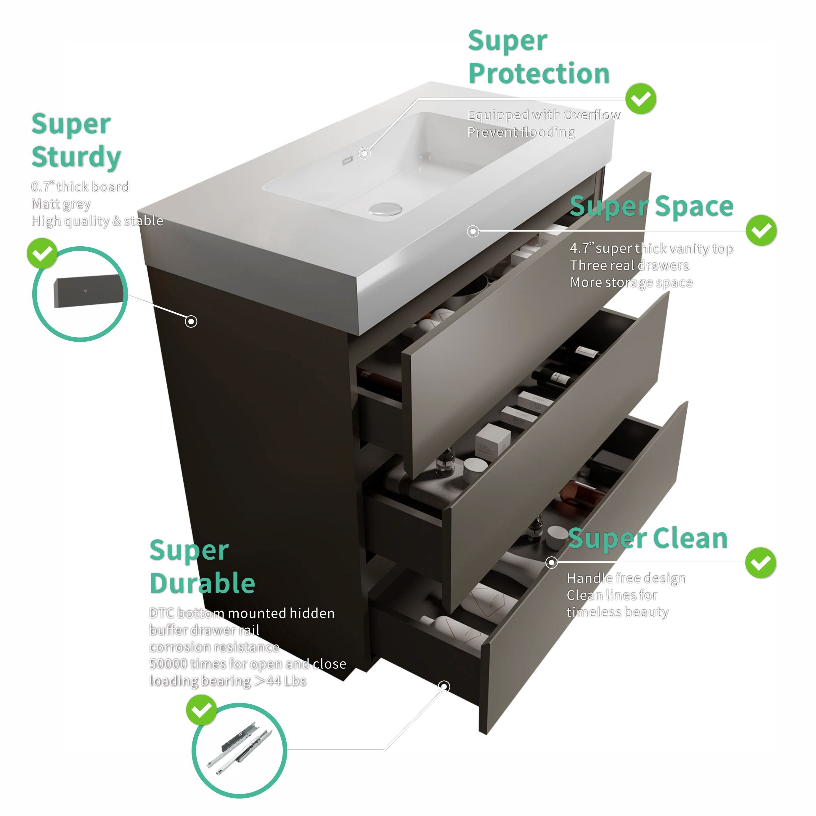 GDFStudio 328570 Bath-Vanity-Combo - View #7