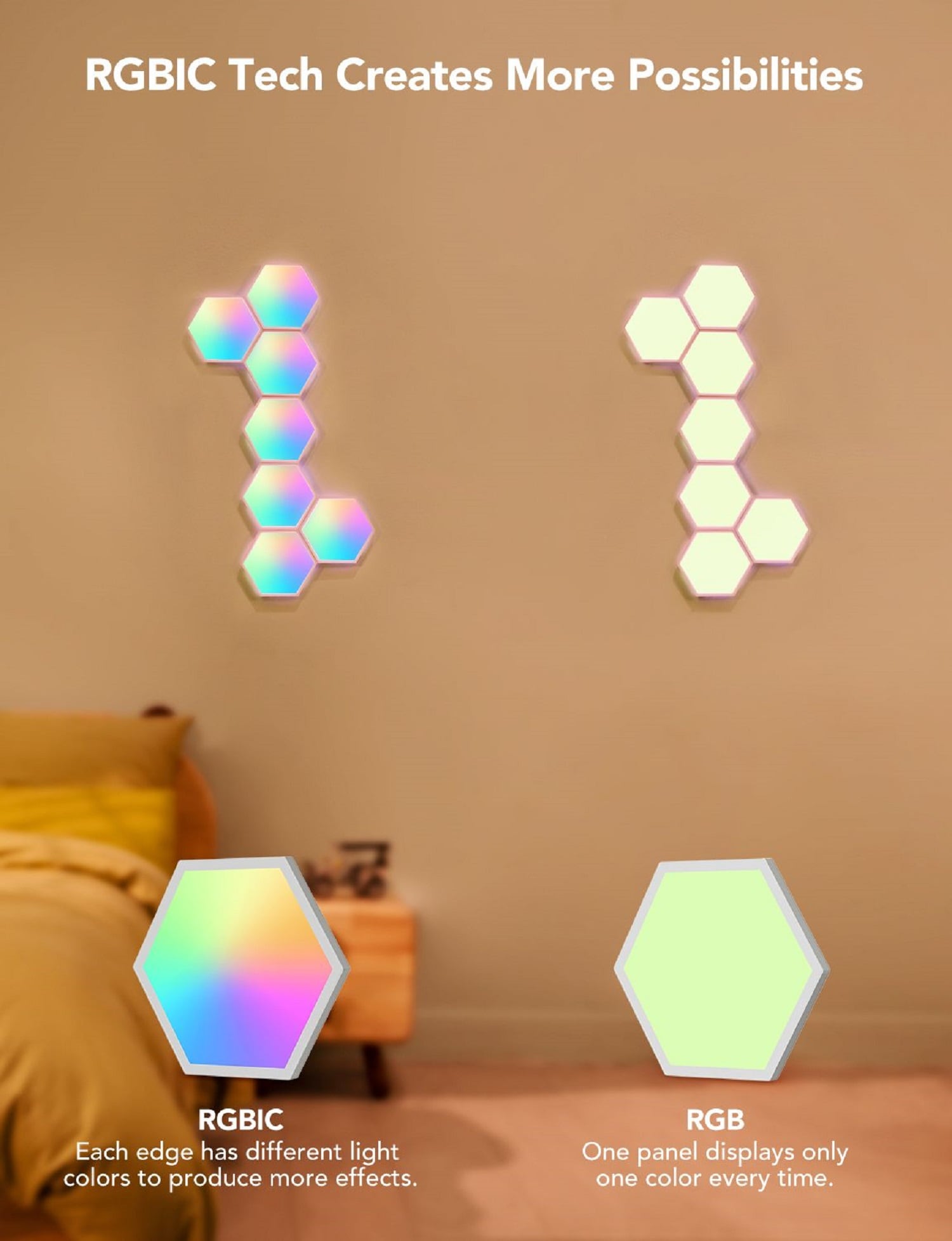 Govee 0.71-in Accent Lighting Smart Effect Lights LED Light in the Novelty  Lights department at