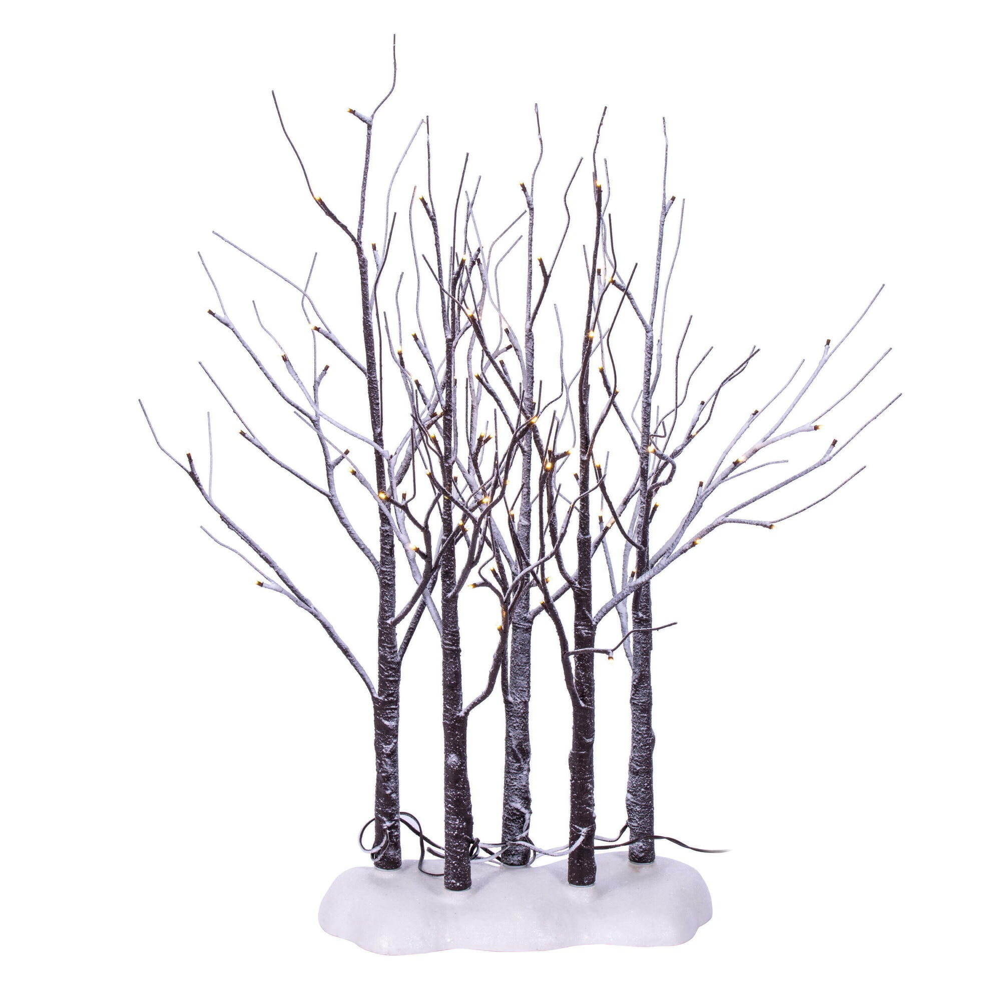 Vickerman X220935 2.5-ft Pre-lit Brown Artificial Christmas Tree with White LED Lights