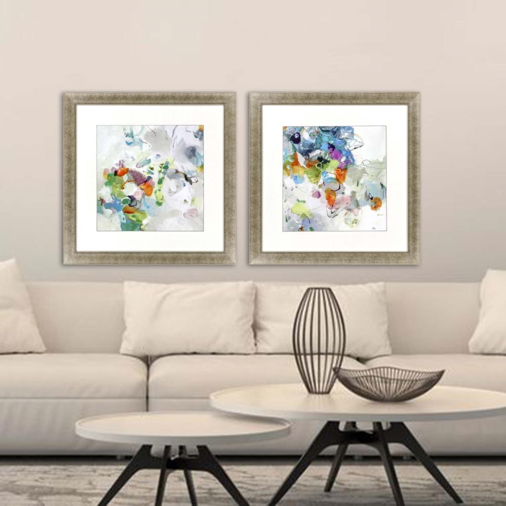 Paragon Paragon Framed 37-in H x 37-in W Abstract Paper Print in the ...