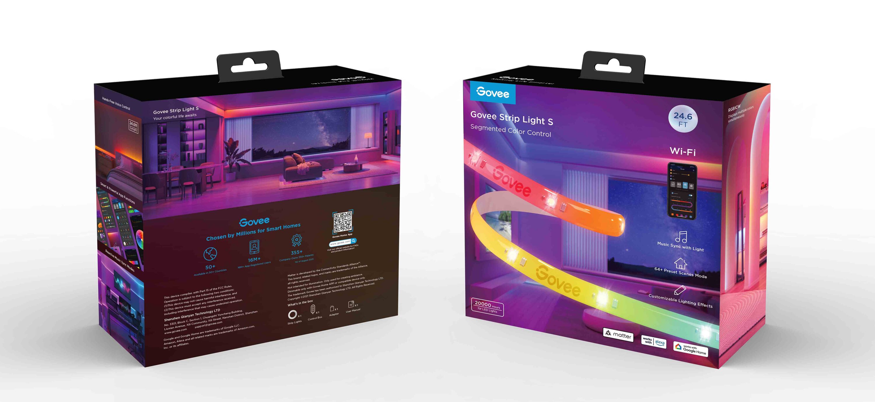 Govee Adjustable-Lumen Color Changing LED Strip Light