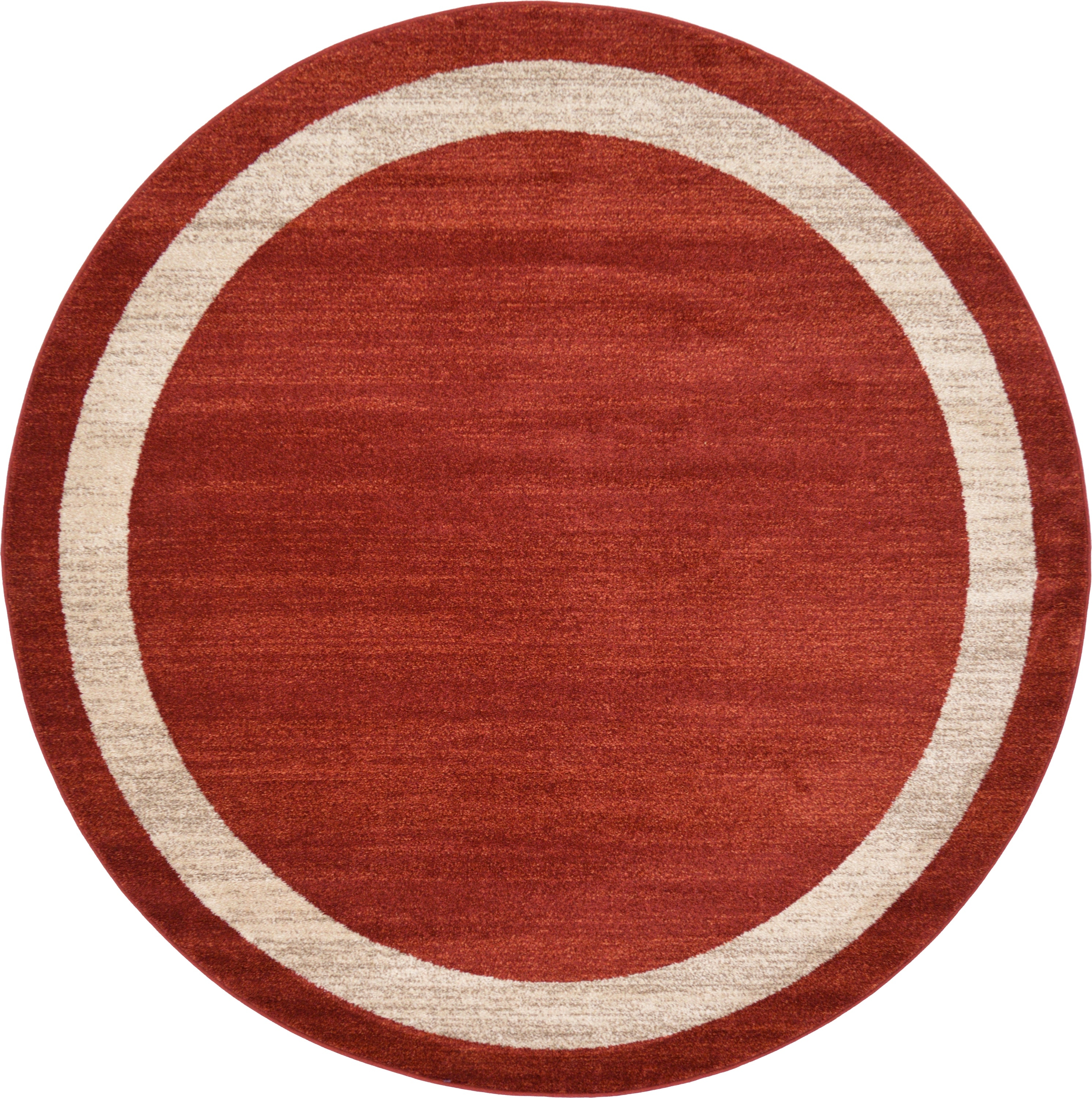 Terracotta Rug 8x8 Wool 6x6 Rugs Rust Rugs 5x5, Round Rugs, Living Room Rugs  