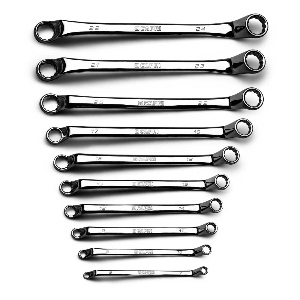 Capri Tools 10-Piece Set 12-point Metric Box End Wrench Includes Soft Case  in the Combination Wrenches & Sets department at