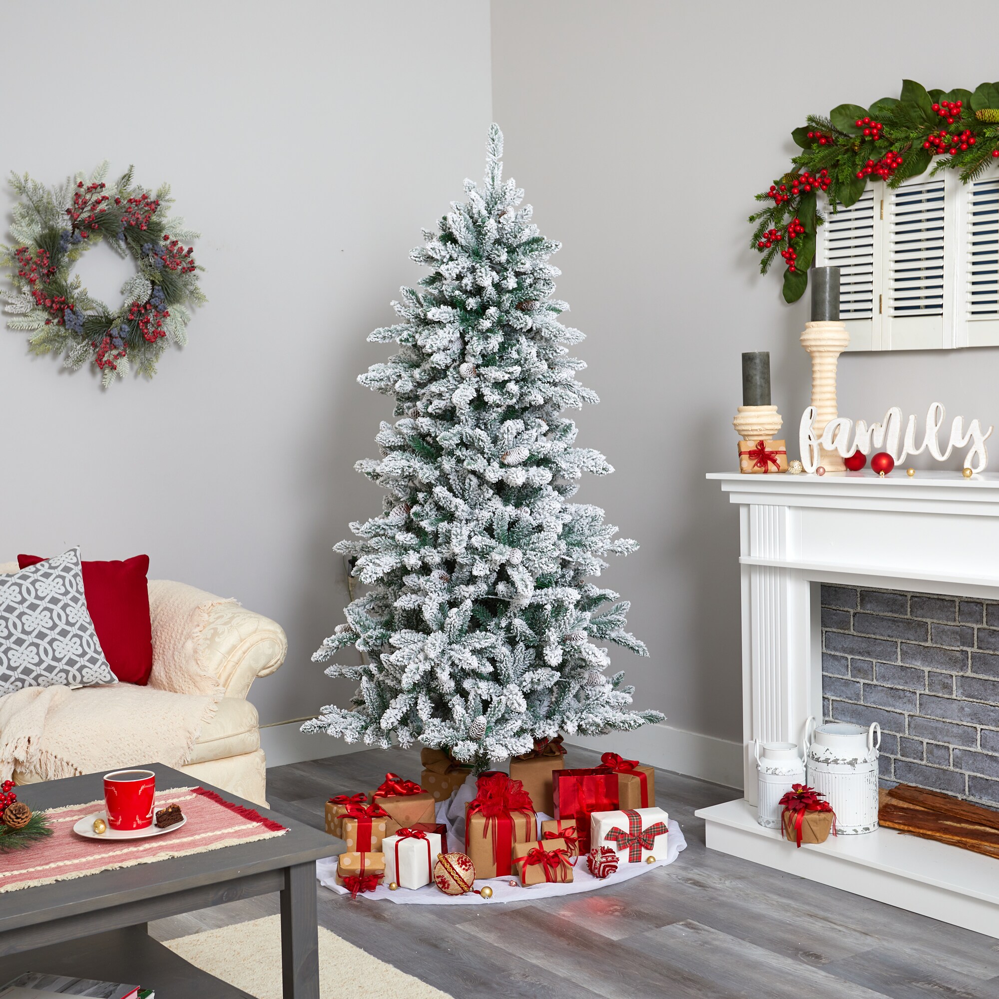 Nearly Natural T1611 Artificial-Christmas-Trees - View #8