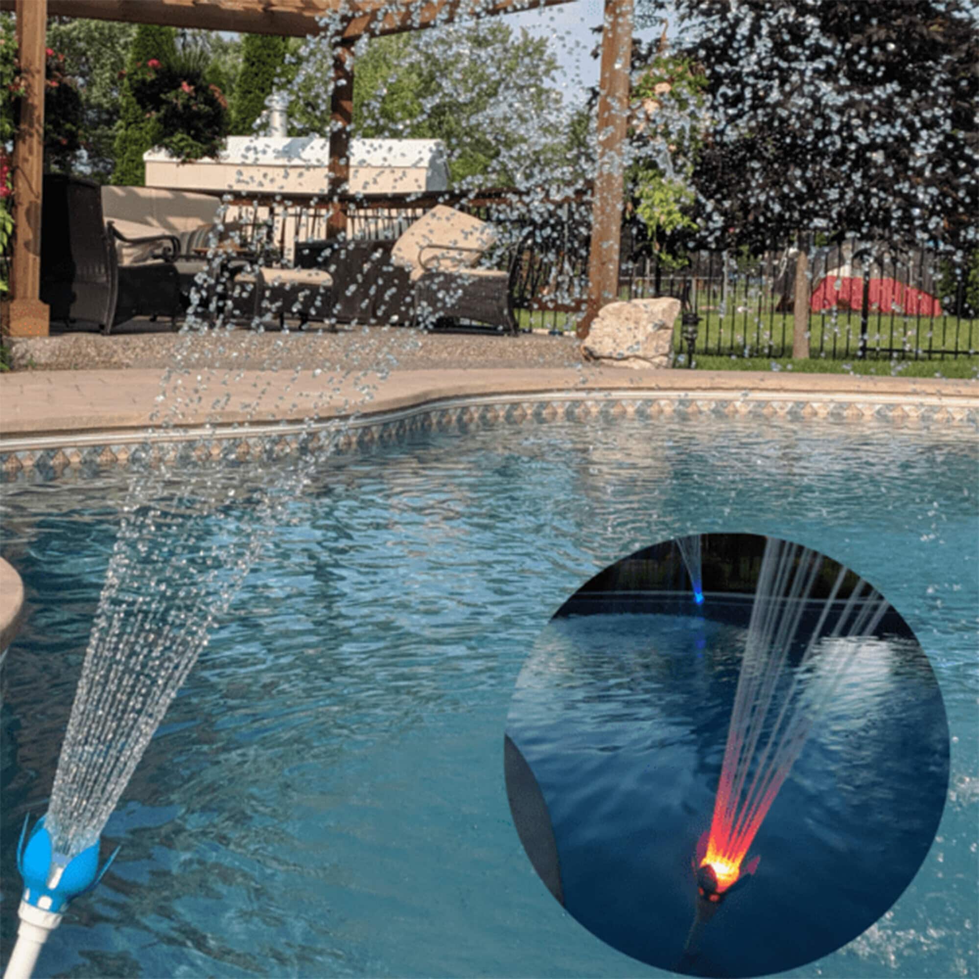 Floating Pool Fountains at