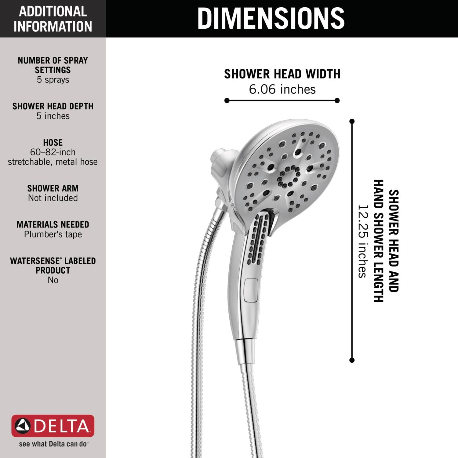 Delta 58620-25-PK Fixed-Showerhead - View #5