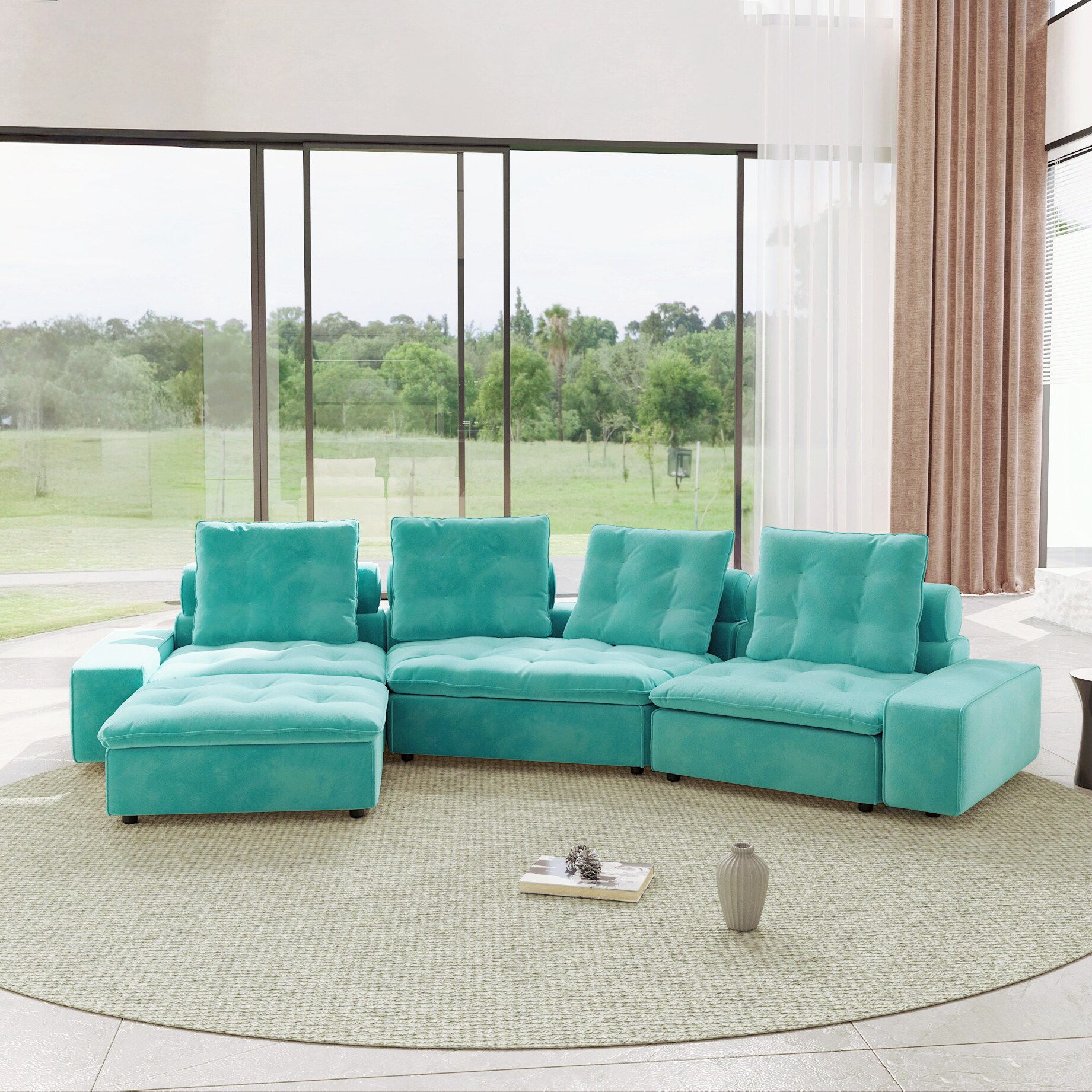 BuotiqHom DH-CF3+1-136TB Sofas-Loveseats - View #7