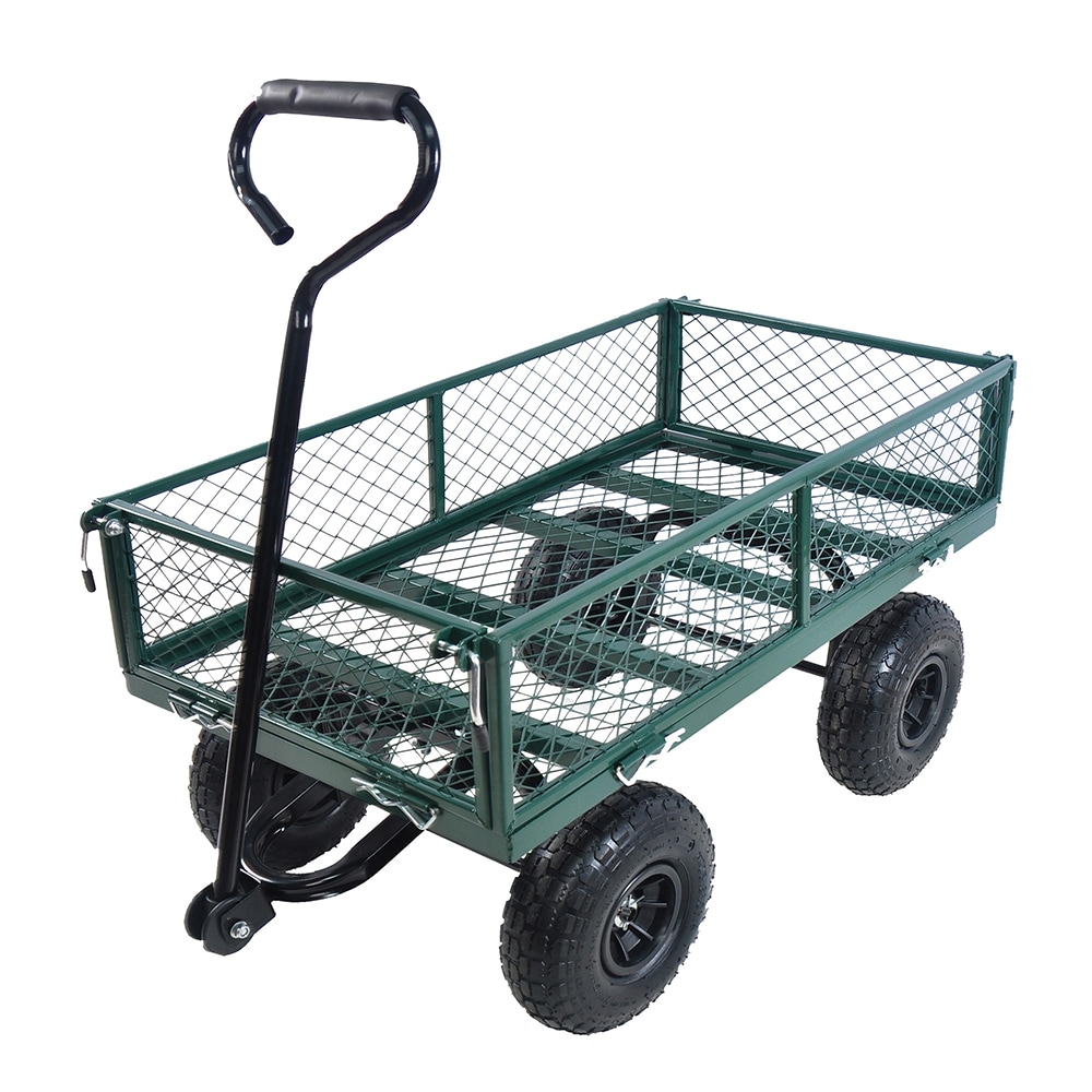 Fun Orange FUNYCXC05 3.5-cu ft Steel Folding Yard Cart