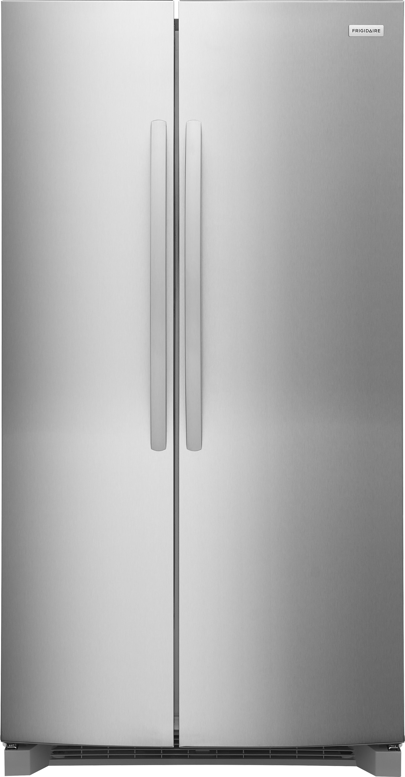 Frigidaire FRSN2610AF 26.4-cu ft Standard-Depth 36-in Wide Side-by-Side Refrigerator ( Stainless Steel ) ENERGY STAR Certified