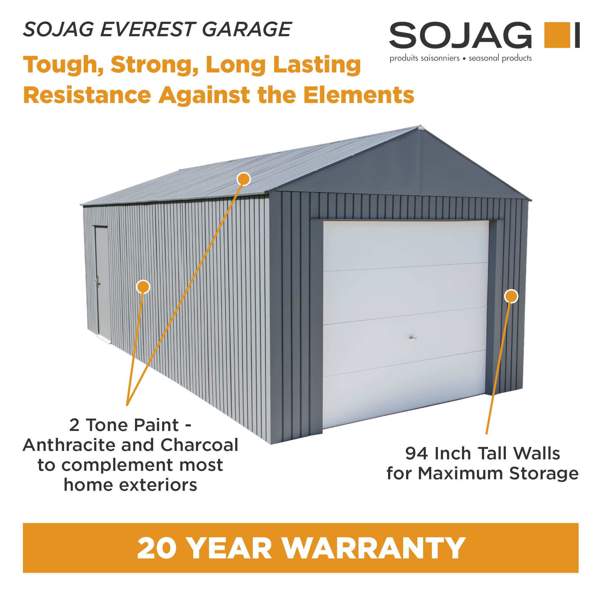 Arrow GRC1230 Metal-Storage-Buildings-Sheds - View #5