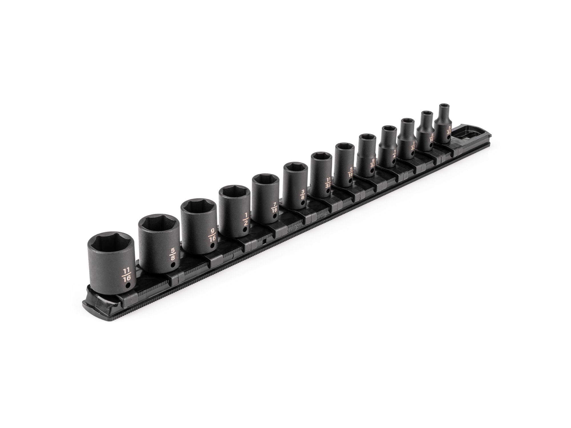 TEKTON SID90100 13 -Piece Standard (SAE) 1/4-in Drive Set 6-point Impact Socket Set
