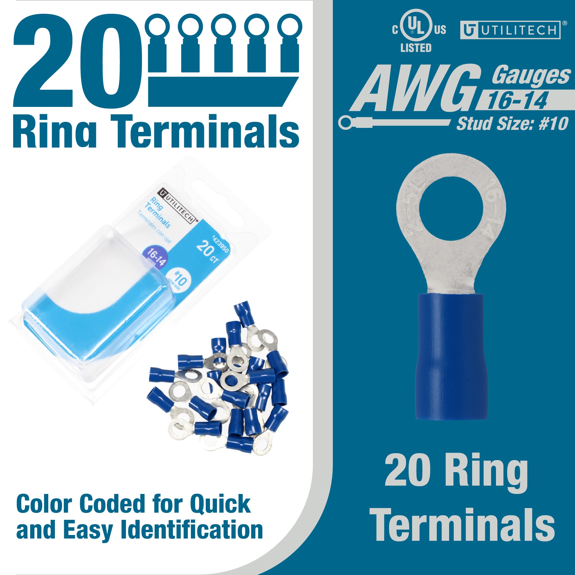 Utilitech 423950 Terminal-Wire-Connectors - View #3