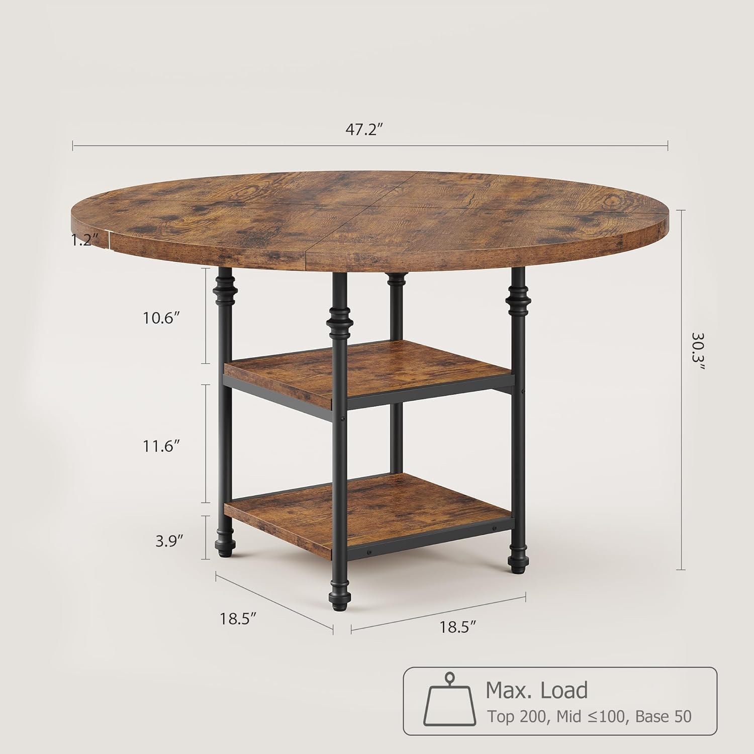 Qeetex LHF-CZ-H591741 Dining-Tables - View #2