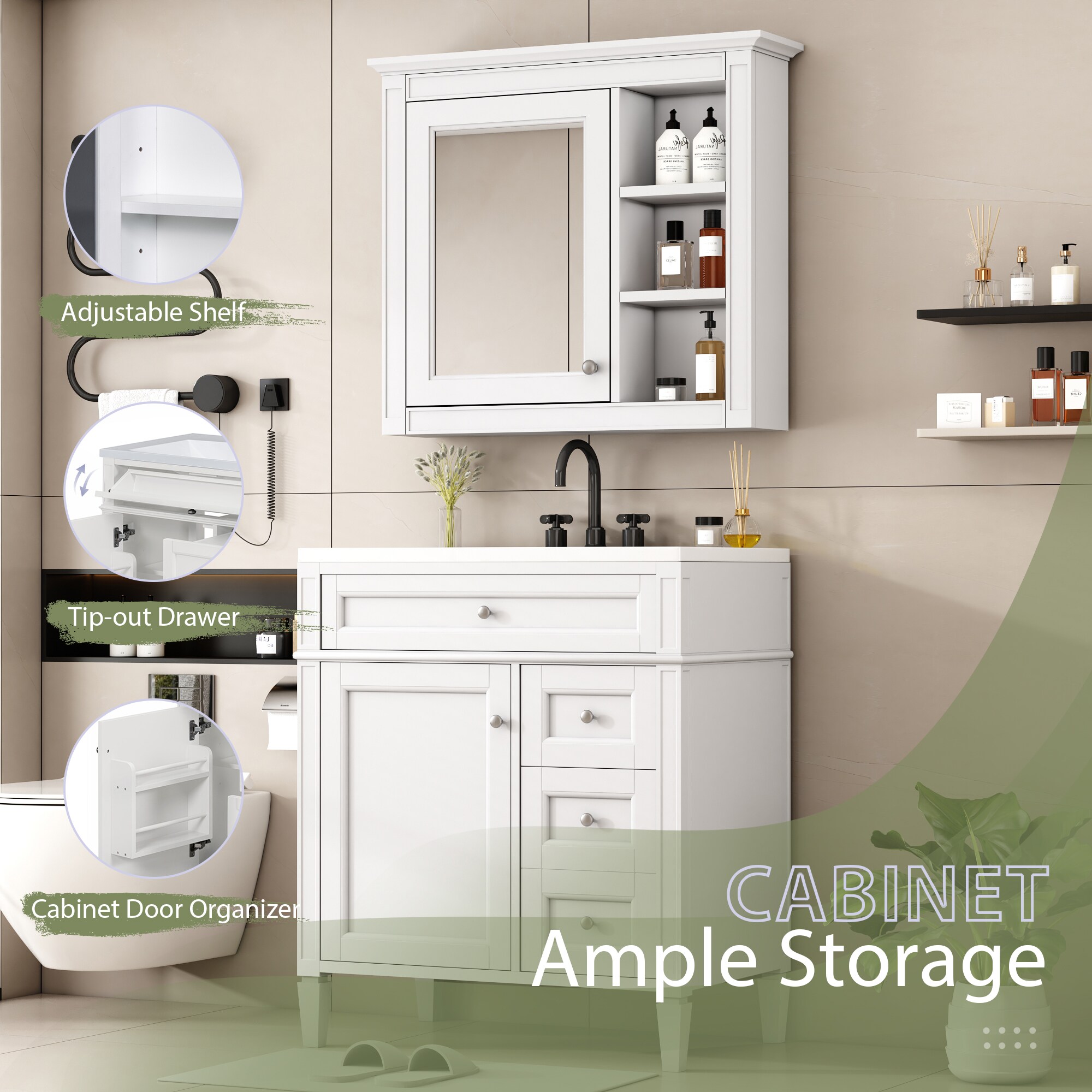 Tatayosi RY-127AAK-3 Bath-Vanity-Combo - View #8