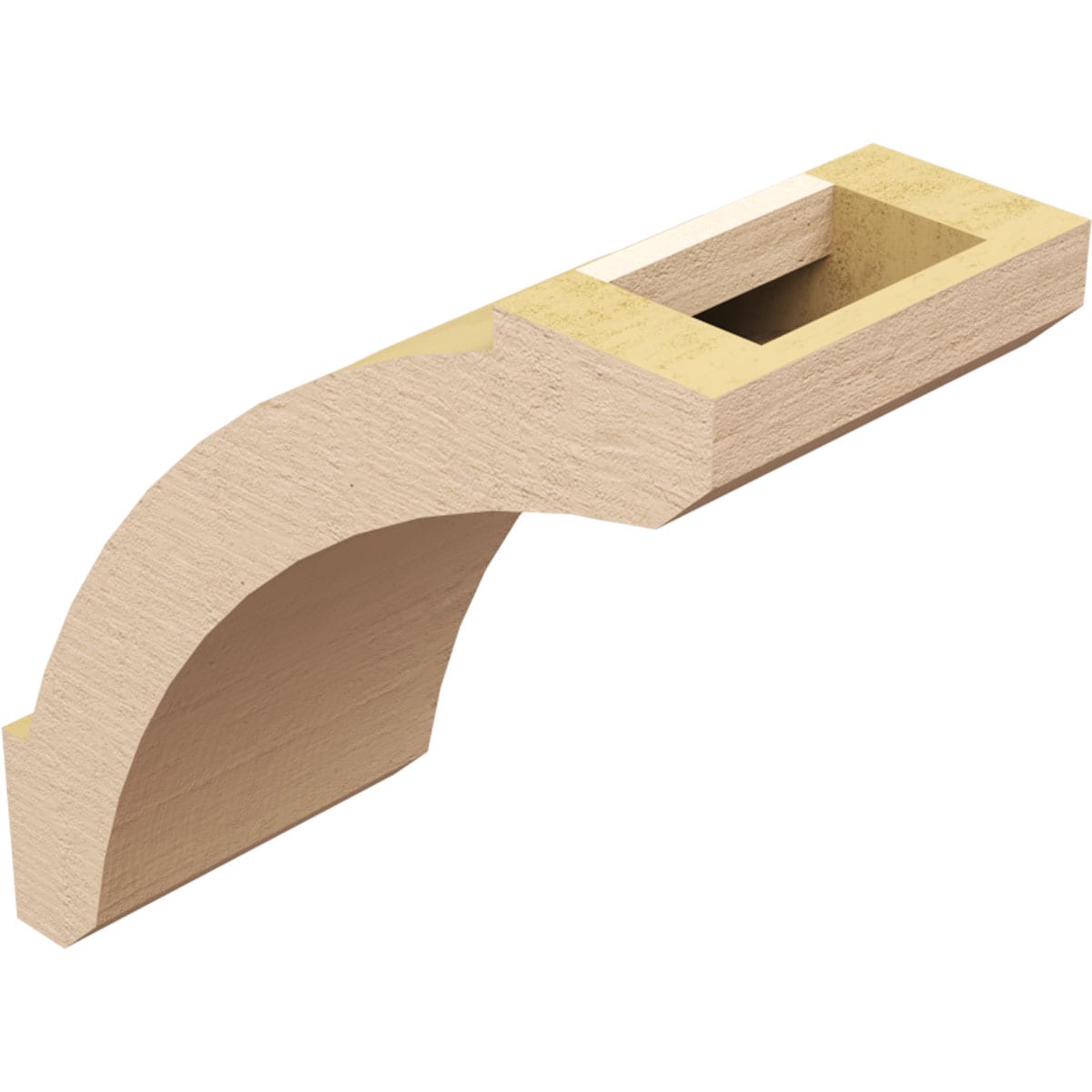 Ekena Millwork BRCUR05X10X10LFTRCPR braces - View #6